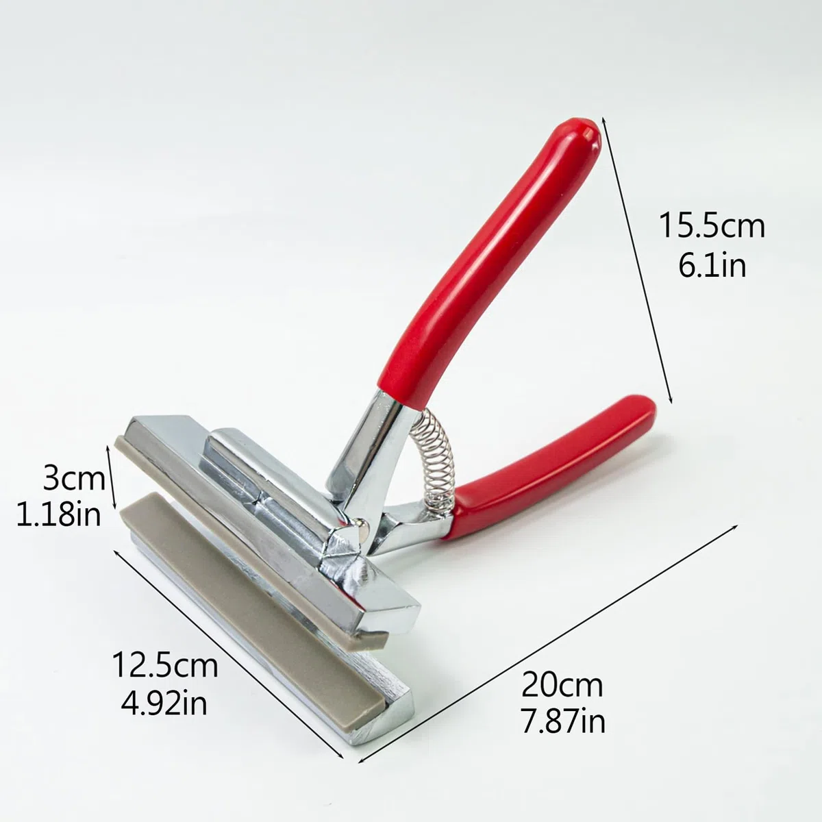 Pinza per tele per tessuti tufting – morsetto professionale per tessuto con ampia apertura, strumento per manico in metallo durevole | design con impugnatura a molla forte morsetto per inquadrare