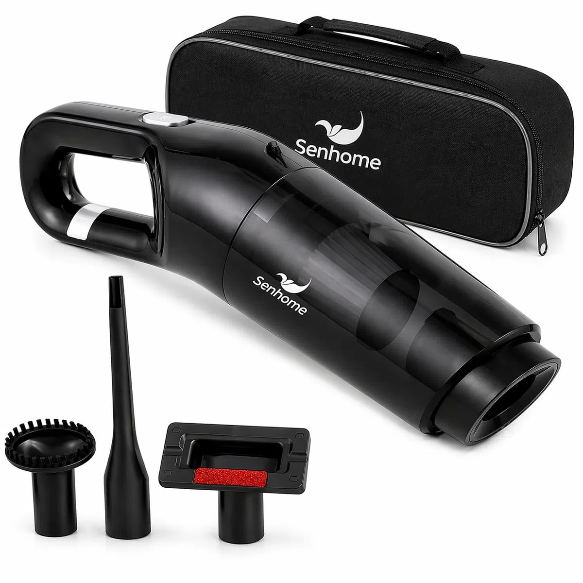 Aspirabriciole Senza Fili Ricaricabile - Pulizia Rapida di Cibo, Peli e Tappeti - Aspirazione Potente e Filtro Hepa Lavabile - Batteria 2000 mAh, Serbatoio 350 ml, Accessori e Borsa Inclusi