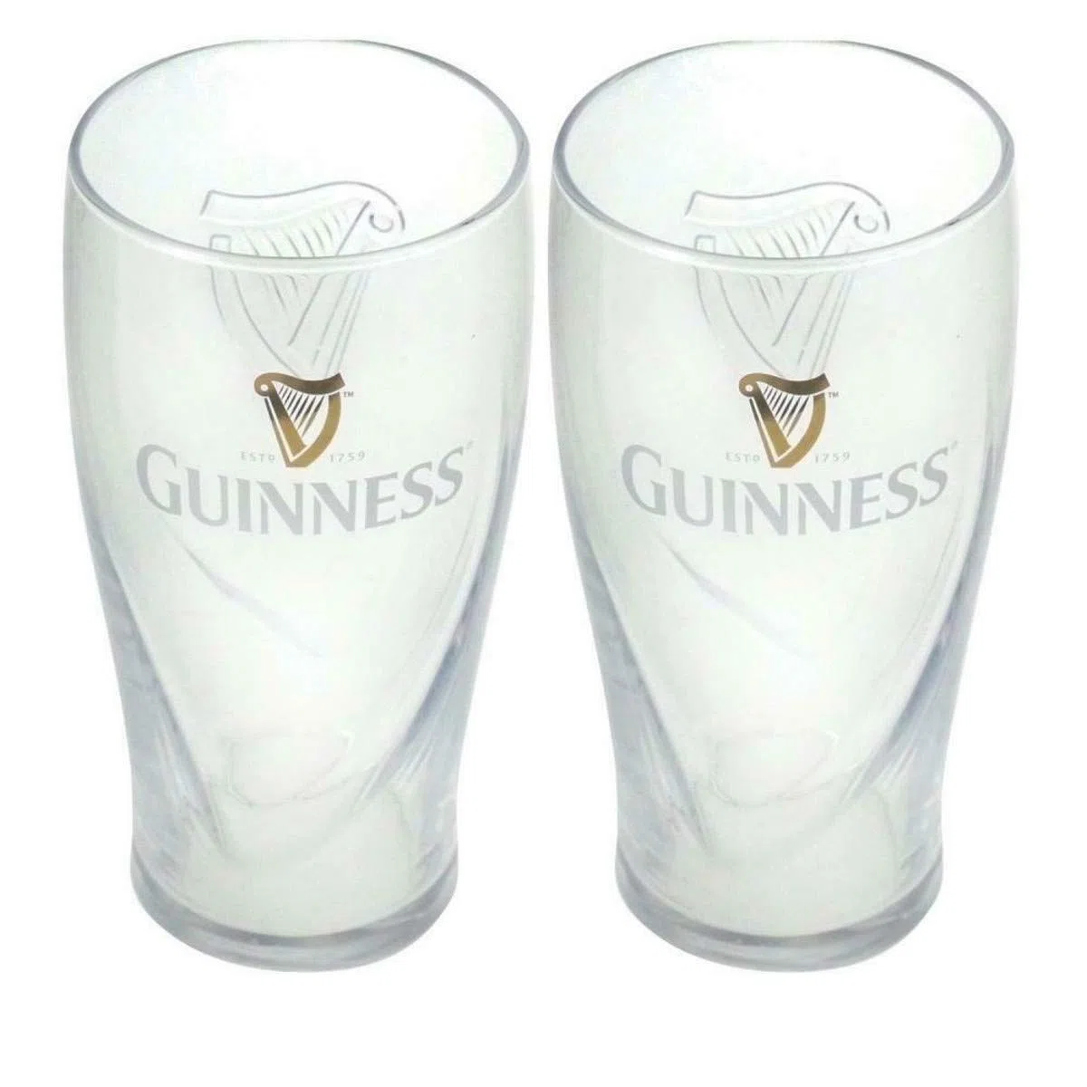 Guinness Guinness Logo Unisex Bicchiere da birra trasparente vetro 0,5 l