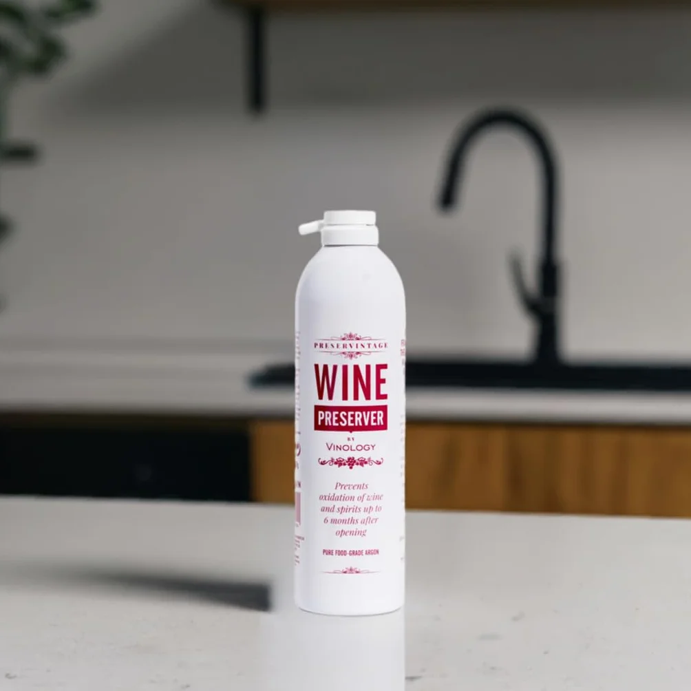 Contenitore per vino – Gas di argon inerte puro professionale standard da utilizzare con tappo di vino o sughero in una bomboletta spray leggera facile da usare – 9 l (2)