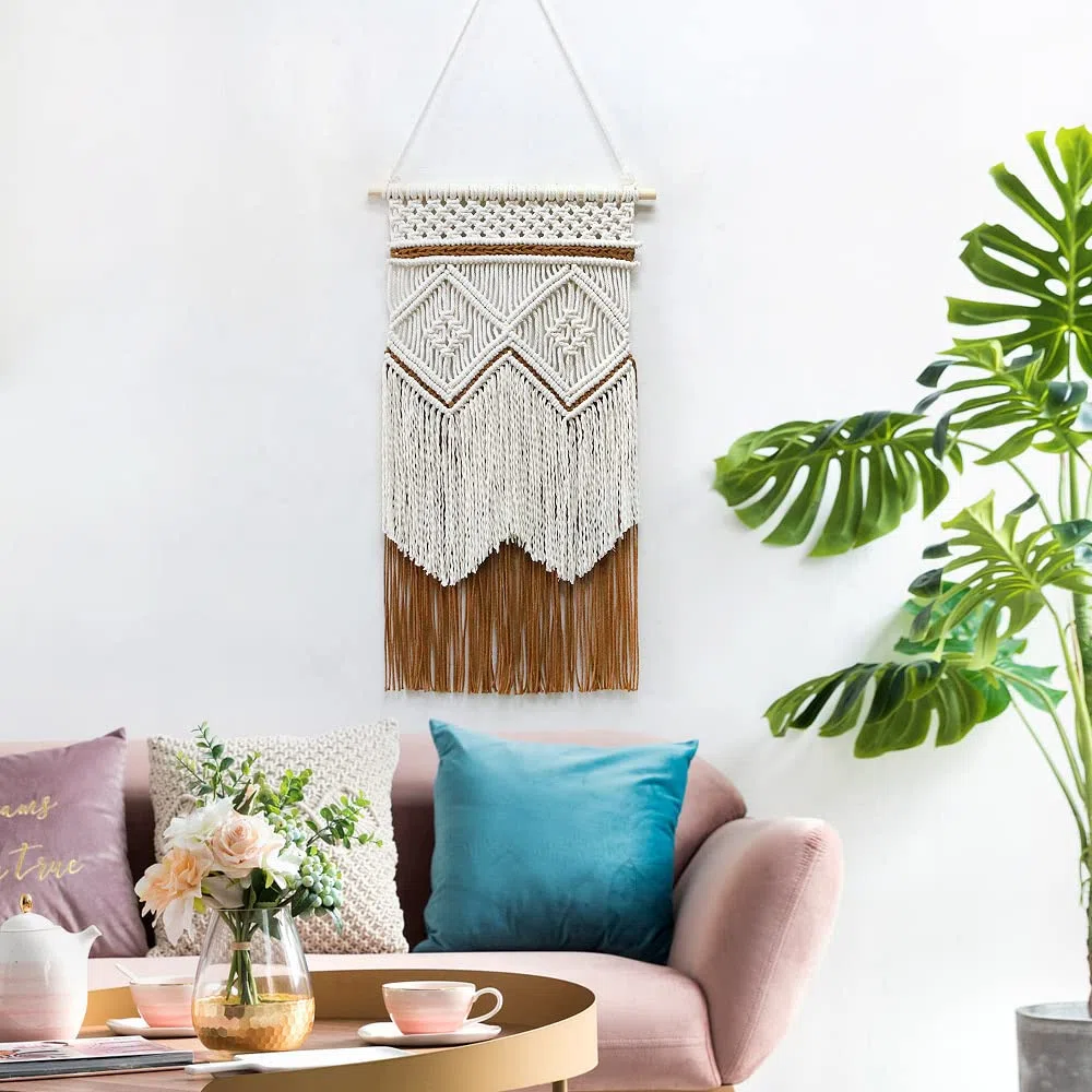 BMIDRUT Arazzo da appendere macramè Dream Catchers Arazzi tessuti a mano Boho Wall Art Decor Home Wall Wall Decor