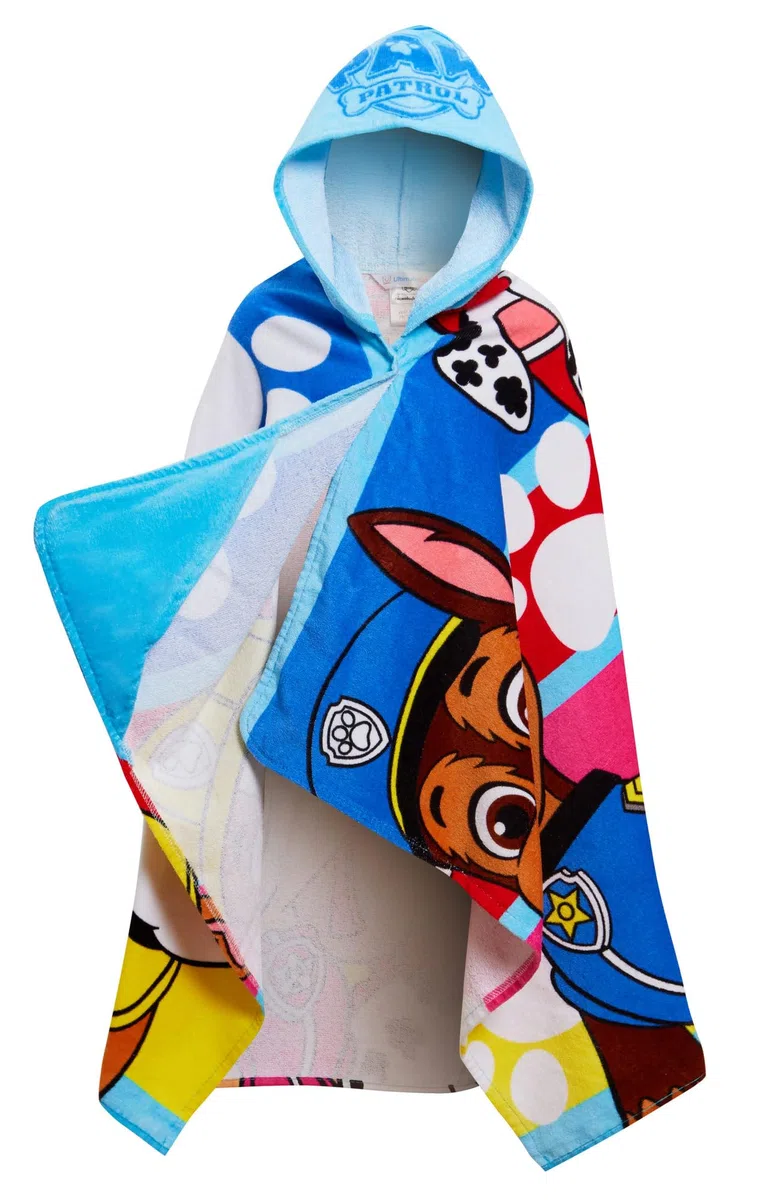 Paw Patrol Asciugamano con cappuccio 100 percento cotone Skye Chase Poncho Asciugamano da spiaggia bambini Asciugamano da bagno ragazzi Asciugamano nuoto ragazze Accappatoio per cambiarsi