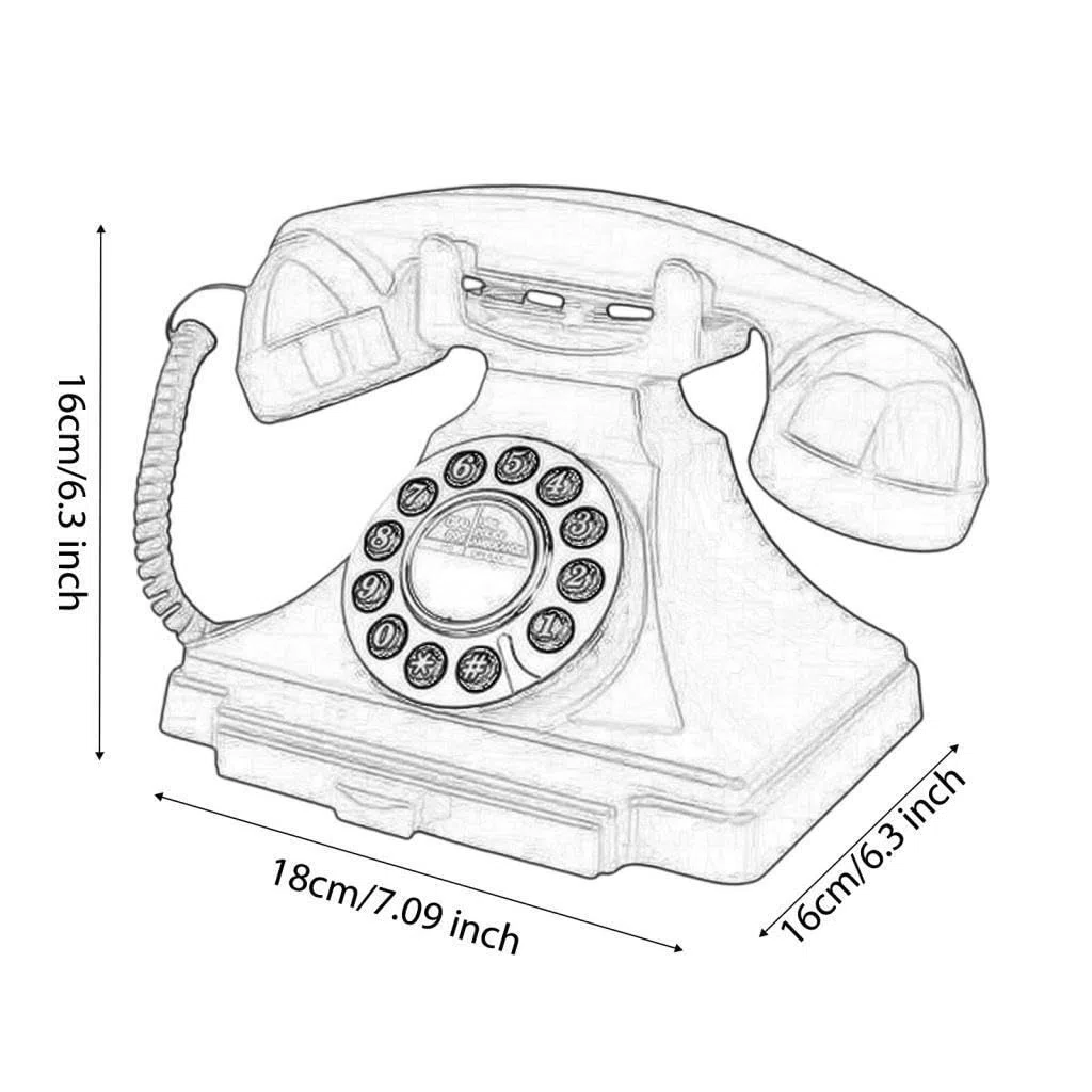Libro degli ospiti audio creativo Registrazione telefonica Matrimoni e riunioni di famiglia Cattura messaggi al matrimonio Telefono fisso Modello, Bianco, 22.5x16.4x18 cm