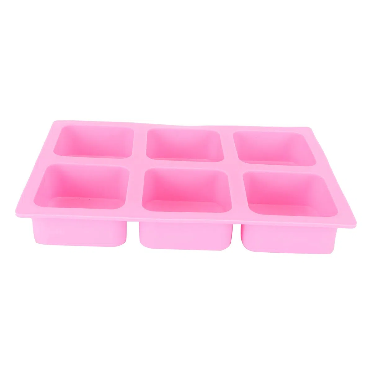 Stampi per Sapone Stampo Quadrato a 6 Griglie Stampo per Torta in Silicone Aroma per Fare a Mano Stampo per Sapone Strumento Fai-da-Te per Cuocere Il Sapone