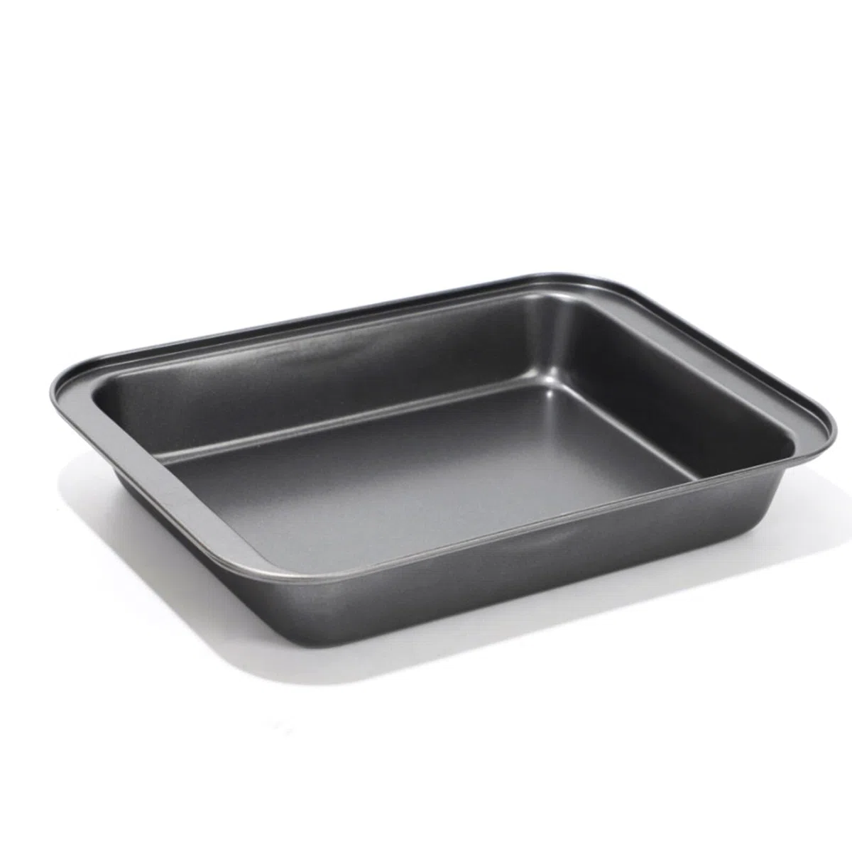 Teglia per Arrosti 32x22x5.5cm, Rettangolare per Dolci in Acciaio al Carbonio, Rostiera da Forno per Biscotti e Grigliate