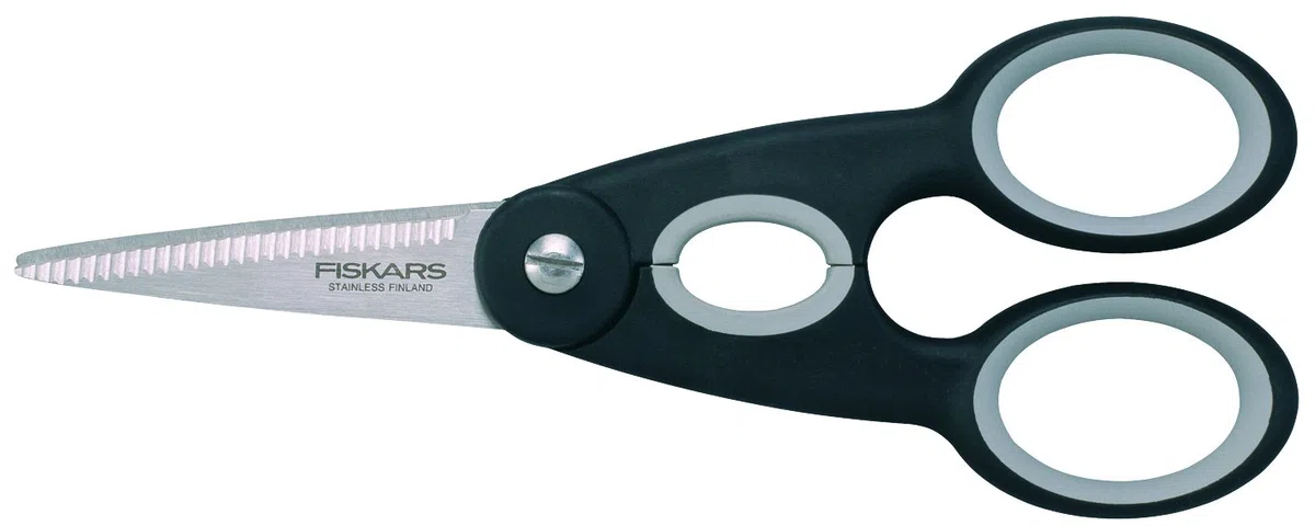 Fiskars Forbici da Cucina, Acciaio, Nero/Grigio, 1.7 x 8.8 x 21.5 cm, 1003034
