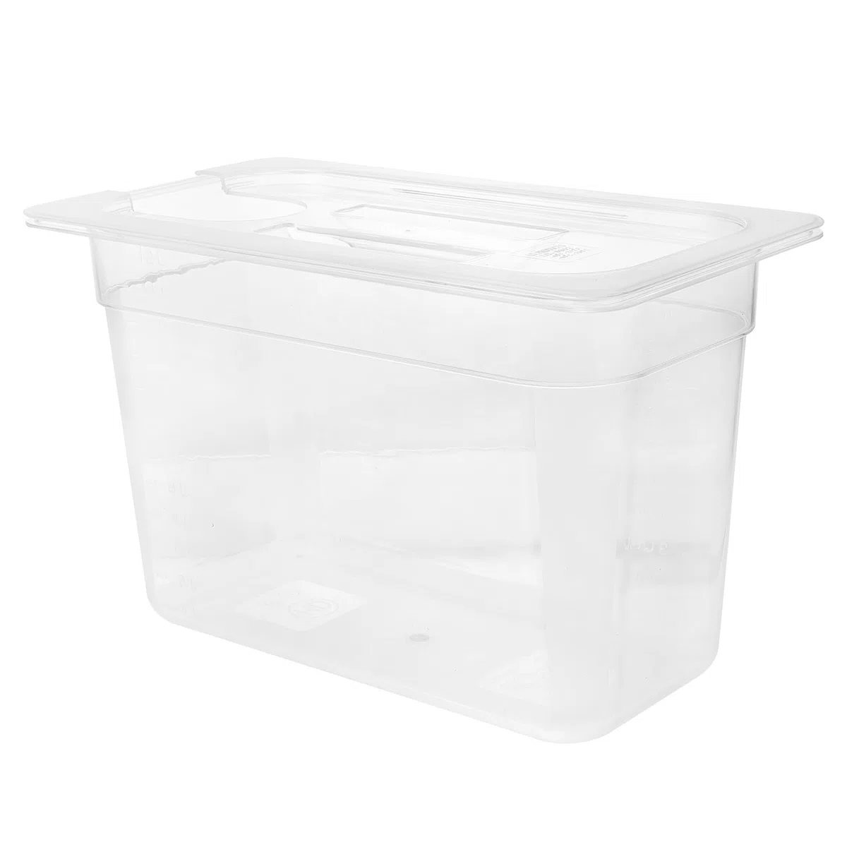 Luxshiny Contenitore Sous Vide Con Coperchio Pentola Sous Vide Contenitore Per Cottura Lenta Contenitore Di Cottura Compatibile Con Pentola Istantanea Cuocitori Sous Vide 6L