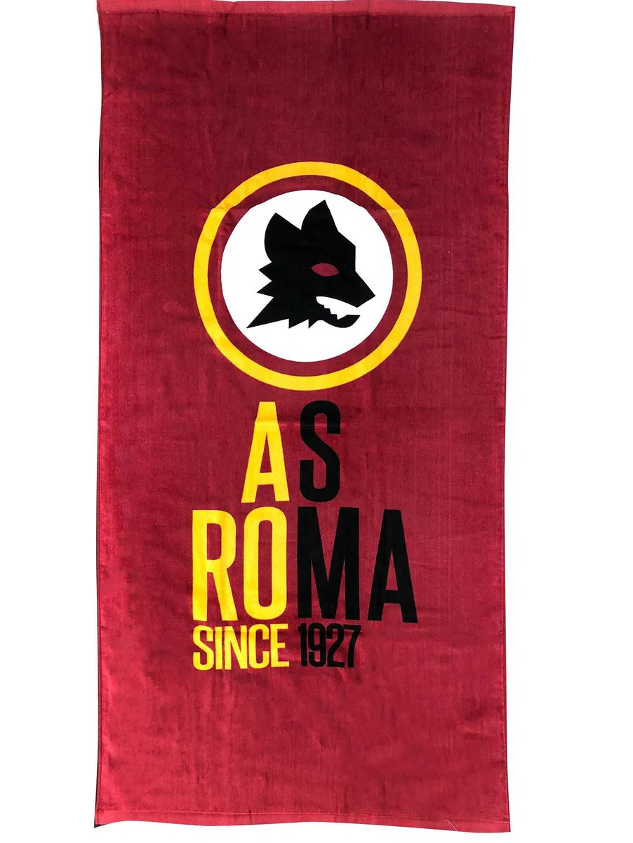 AS Roma | Telo Mare cm.70x140 | 100% Cotone | Prodotto Ufficiale