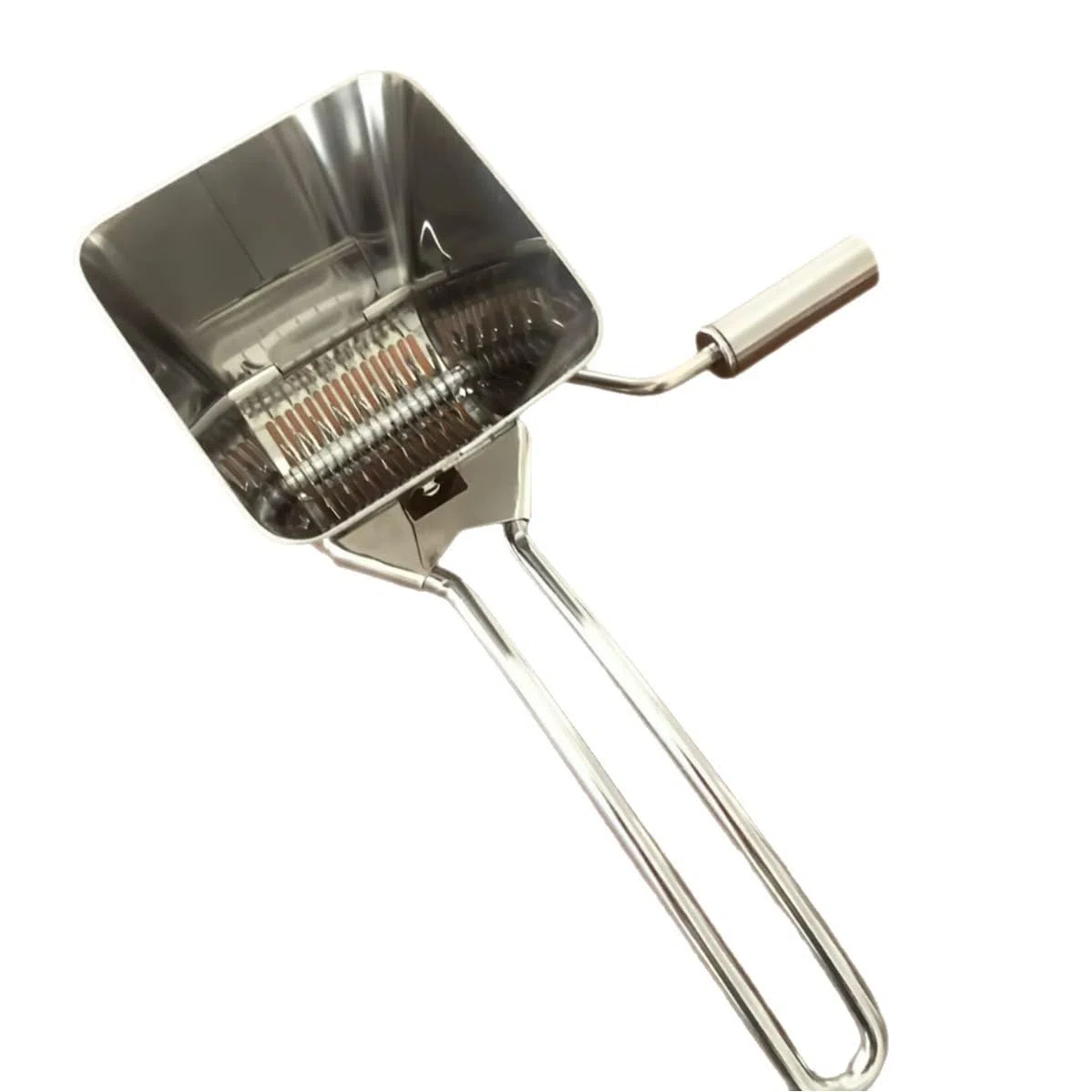 Tritino Taty Trita Erbe Manuale in Acciaio Inox,Tritatutto Professionale per Erbe Aromatiche, Basilico e Prezzemolo, Pratico Utensile da Cucina e Accessorio BBQ