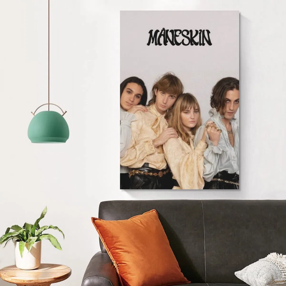HHYWWD Poster E Stampe Senza Cornice 40 * 60CM Måneskin poster tela parete arte camera immagini per camera da letto regali decorazione