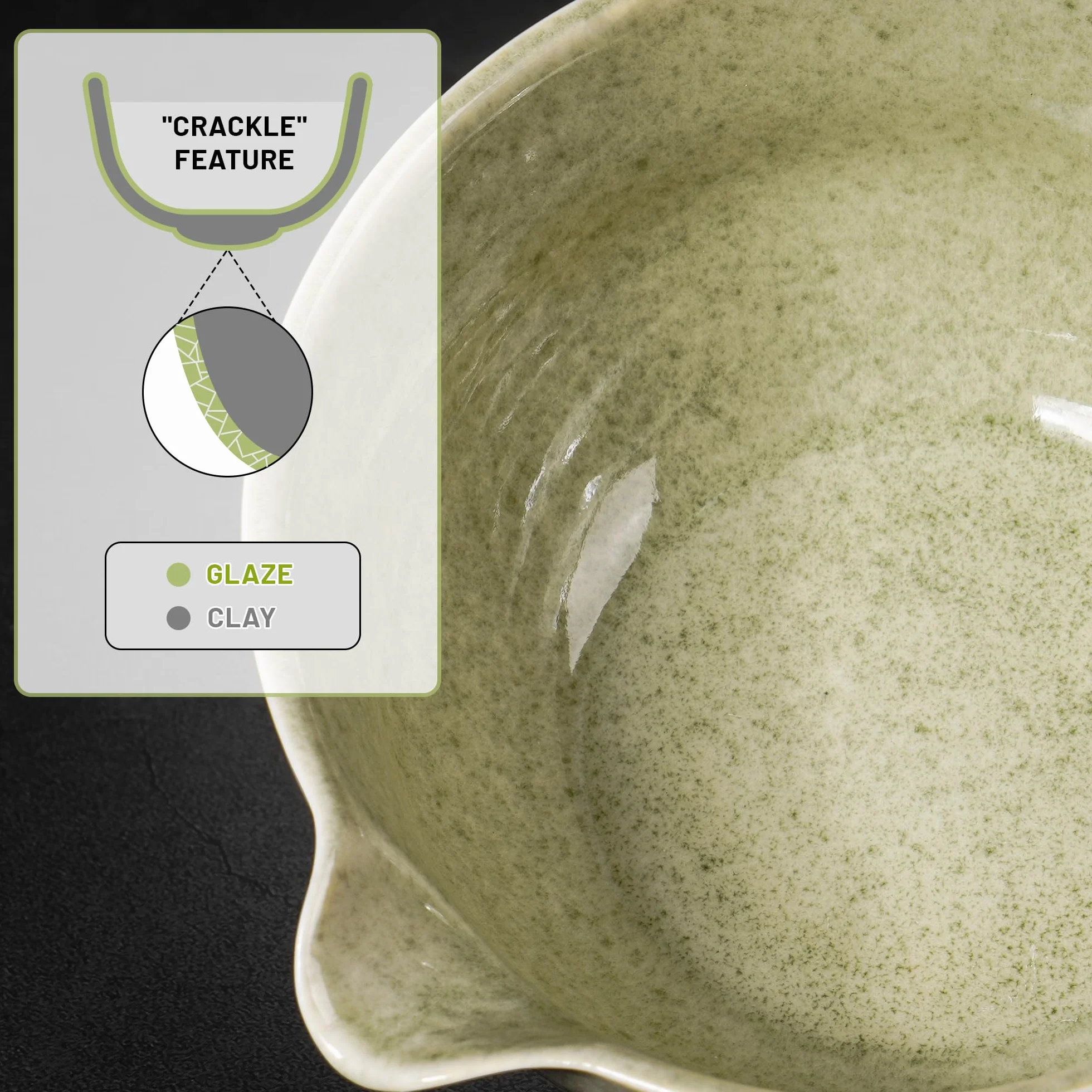 Set Matcha - 7 Pezzi Kit Cerimonia Completo con Frusta Matcha in Bambù Cucchiaio, Colino, Ciotola, Strofinaccio, Portacucchiaio e Supporto per Frusta - per Regalo Del Compleanno e Natale