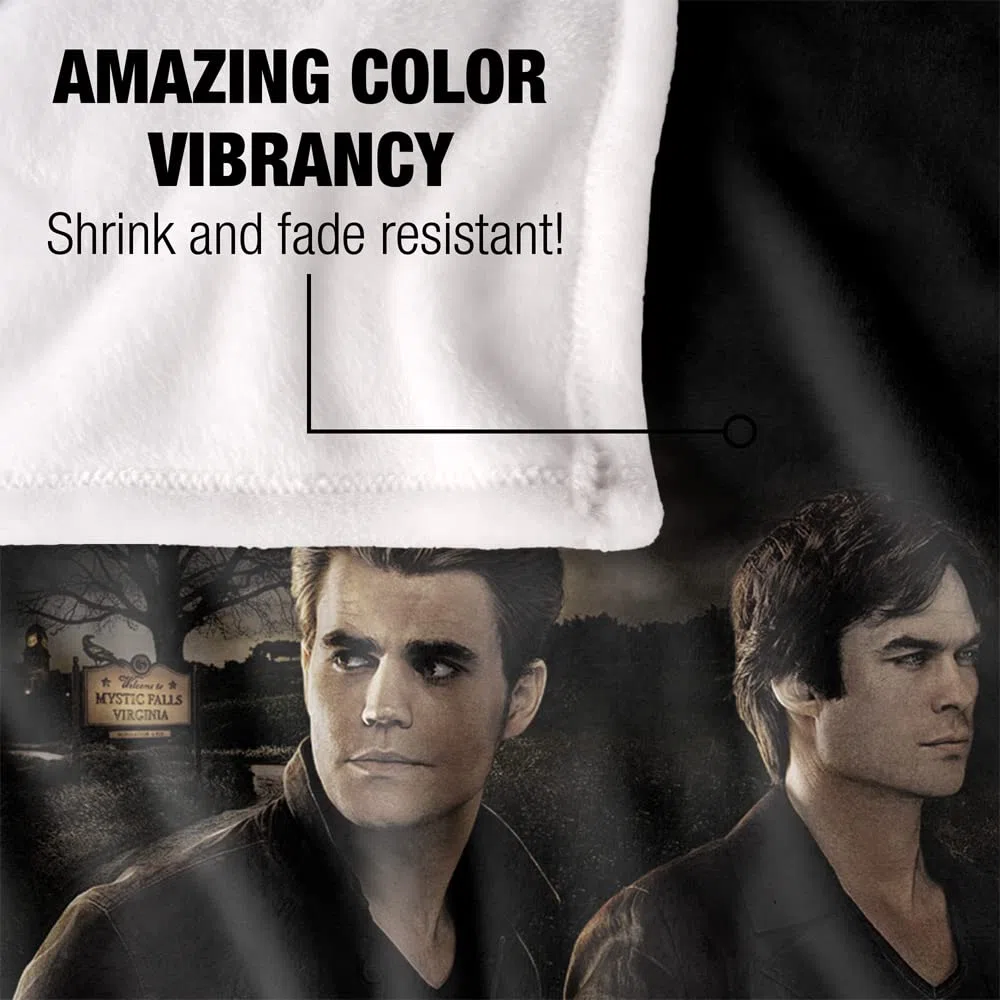 VAMPIRE DIARIES Coperta super morbida al tatto, modello, 152 x 127 cm
