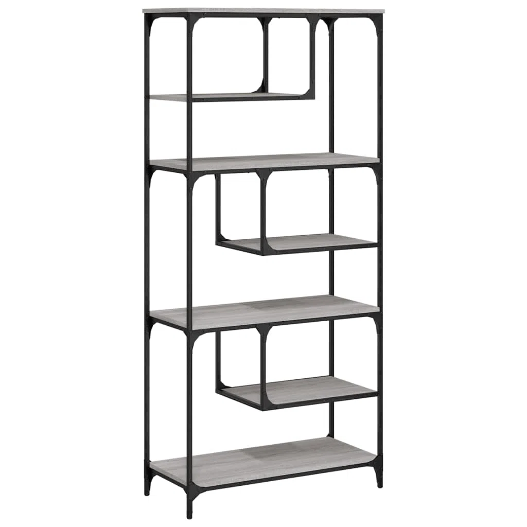 Sonoma - Mensola decorativa per soggiorno, libreria, 81 x 36 x 176 cm, materiale in legno per libri, soggiorno, studio, ufficio