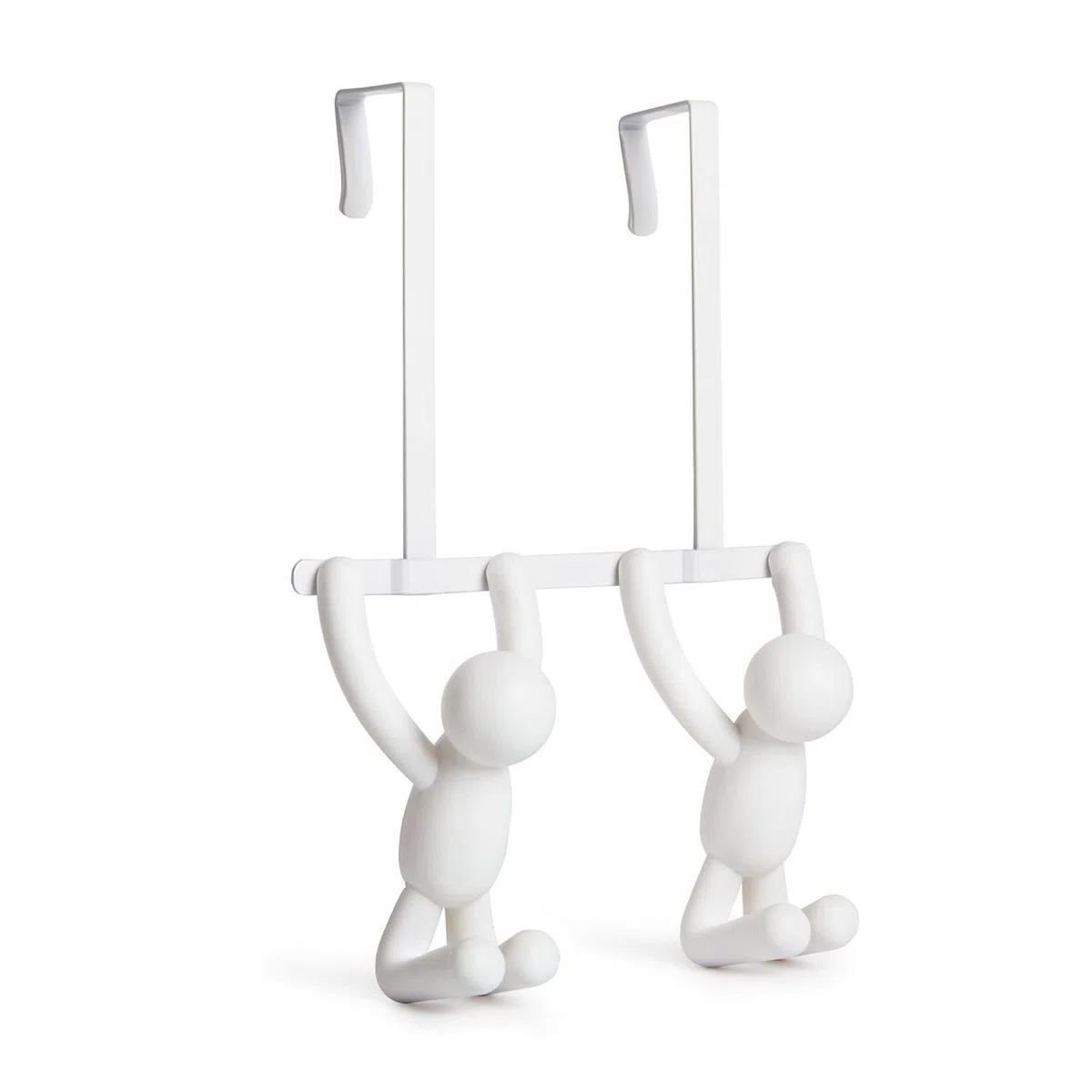 Umbra Buddy Gancio doppio per porta, Abs, Bianco