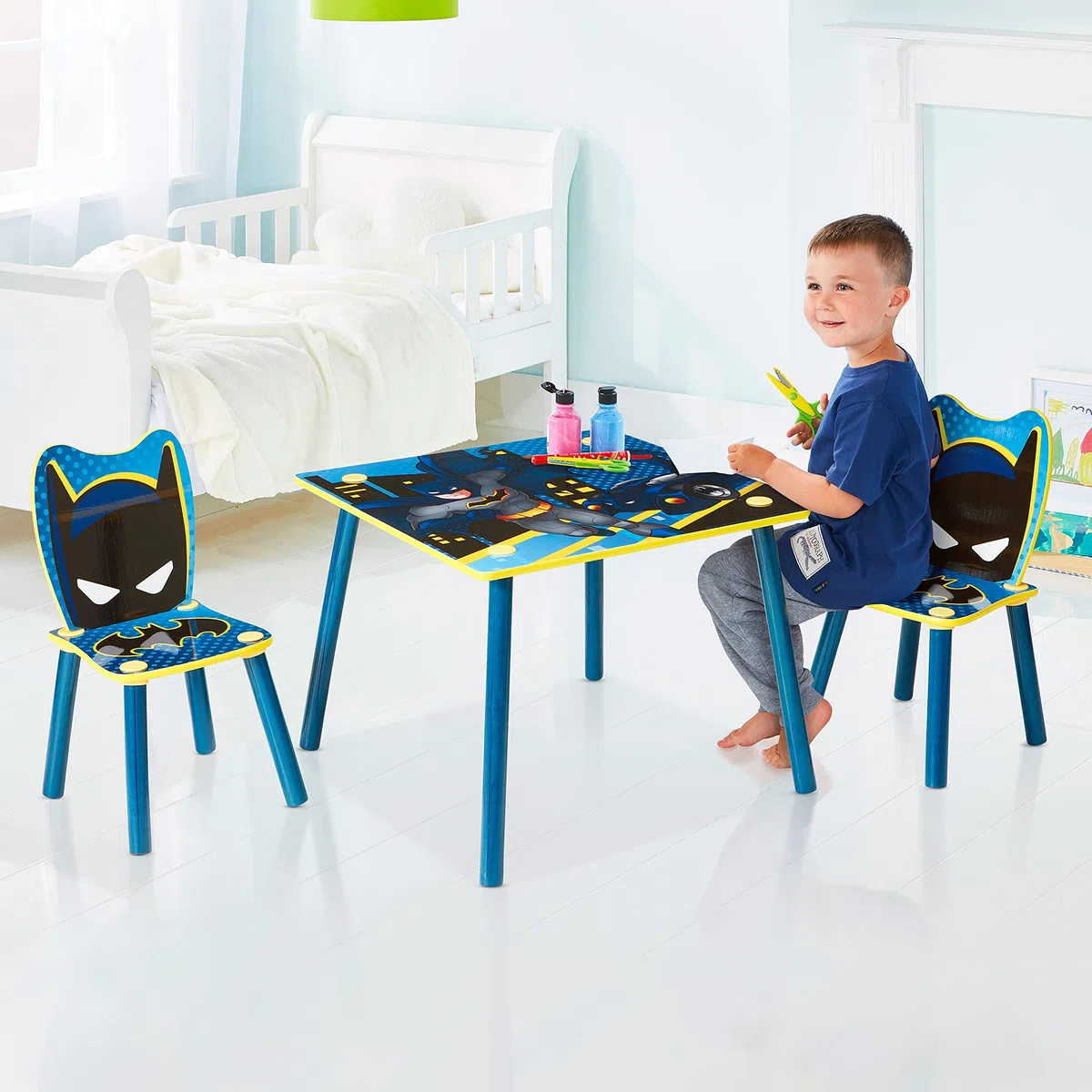 Batman - Tavolo per bambini con 2 sedie