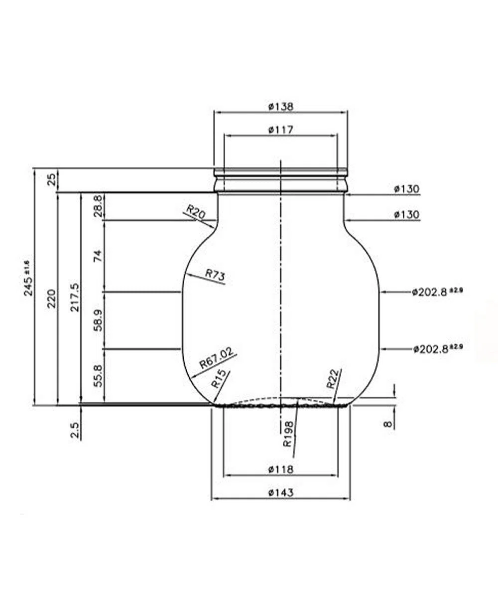 DAMIGIANA BOCCA LARGA RIVESTIMENTO PLASTICA l. 5 [MACHX ]