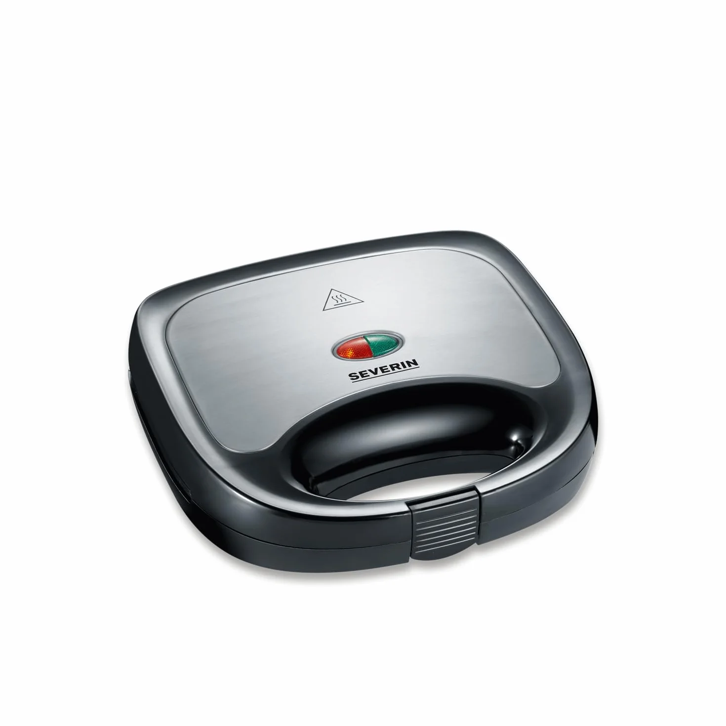 Severin SA 2969 Sandwich Toaster con Inserti Acciaio Inox, 600 W, Nero