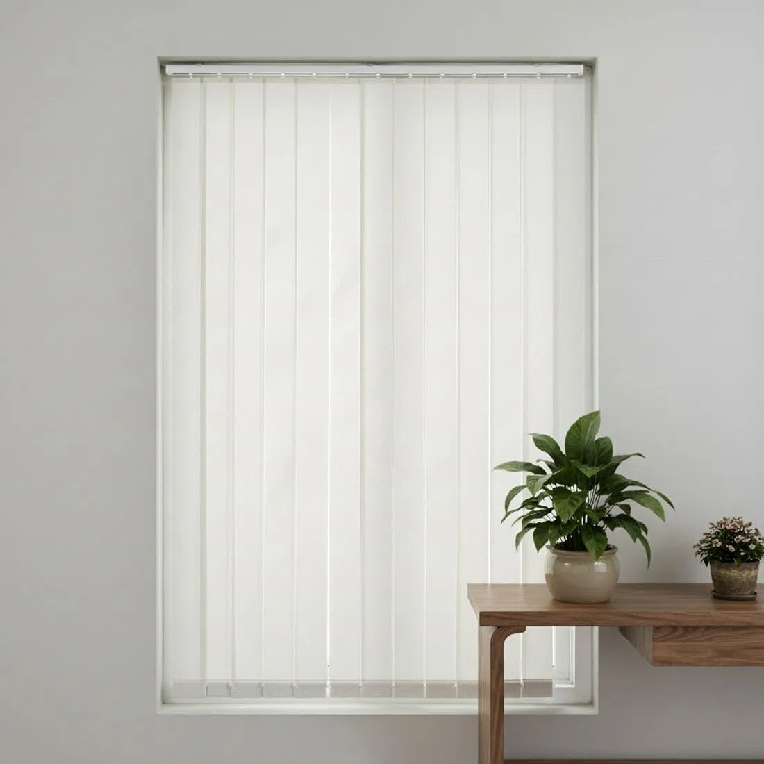 Tenda a Strisce Verticali con Bande in Tessuto da 97mm, Oscurante Verticale Veneziane, Tende Verticali Scorrevoli for Postazioni di Lavoro in Ufficio e for la Casa(Azzurro,W100xH180cm)
