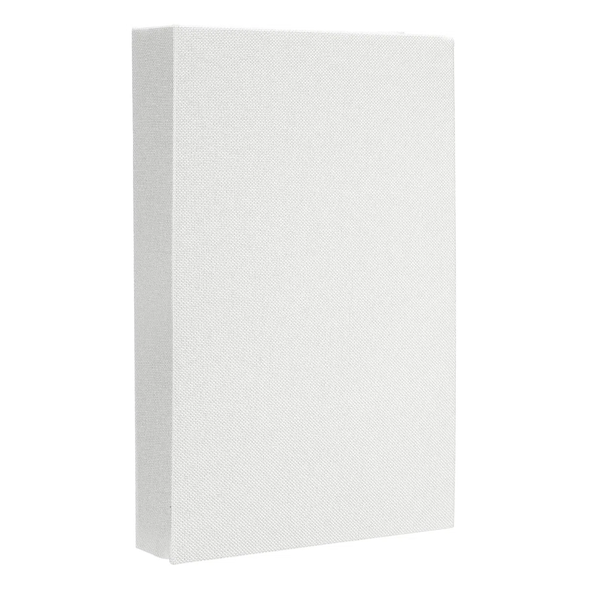 QUARKZMAN Libri Decorativi, 27 x 17 cm Libri Finti in Lino per Decorazione Falsa Decorazione Libro per Estetica Moderna Casa Ufficio Tavolino Mensola Scrivania Display, Bianco