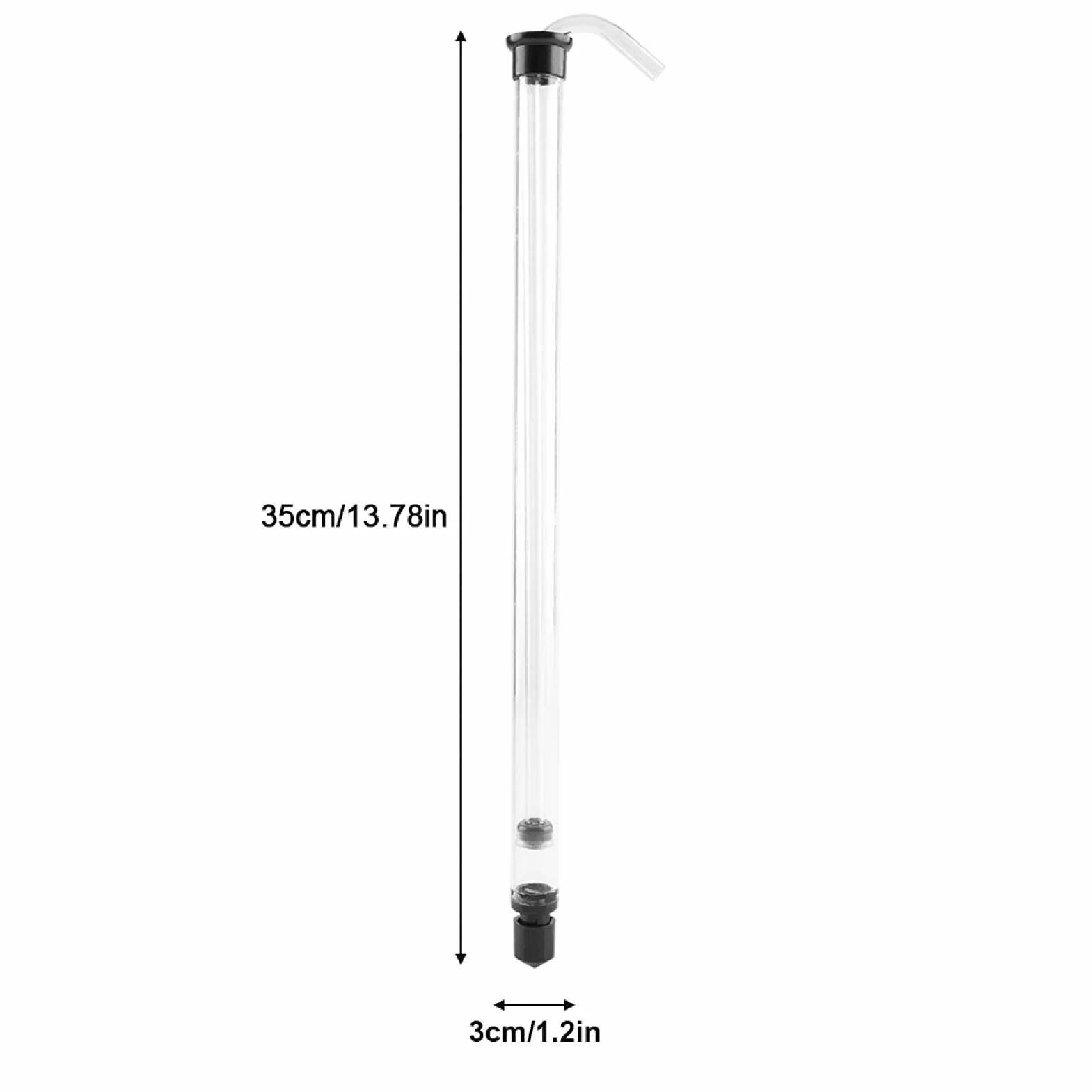 8 in Lunghezza Auto Sifone Racking per Birra Vino Secchio Bottiglia Damigiana con Tubi diAuto Sifone Racking Canna 13 Straws