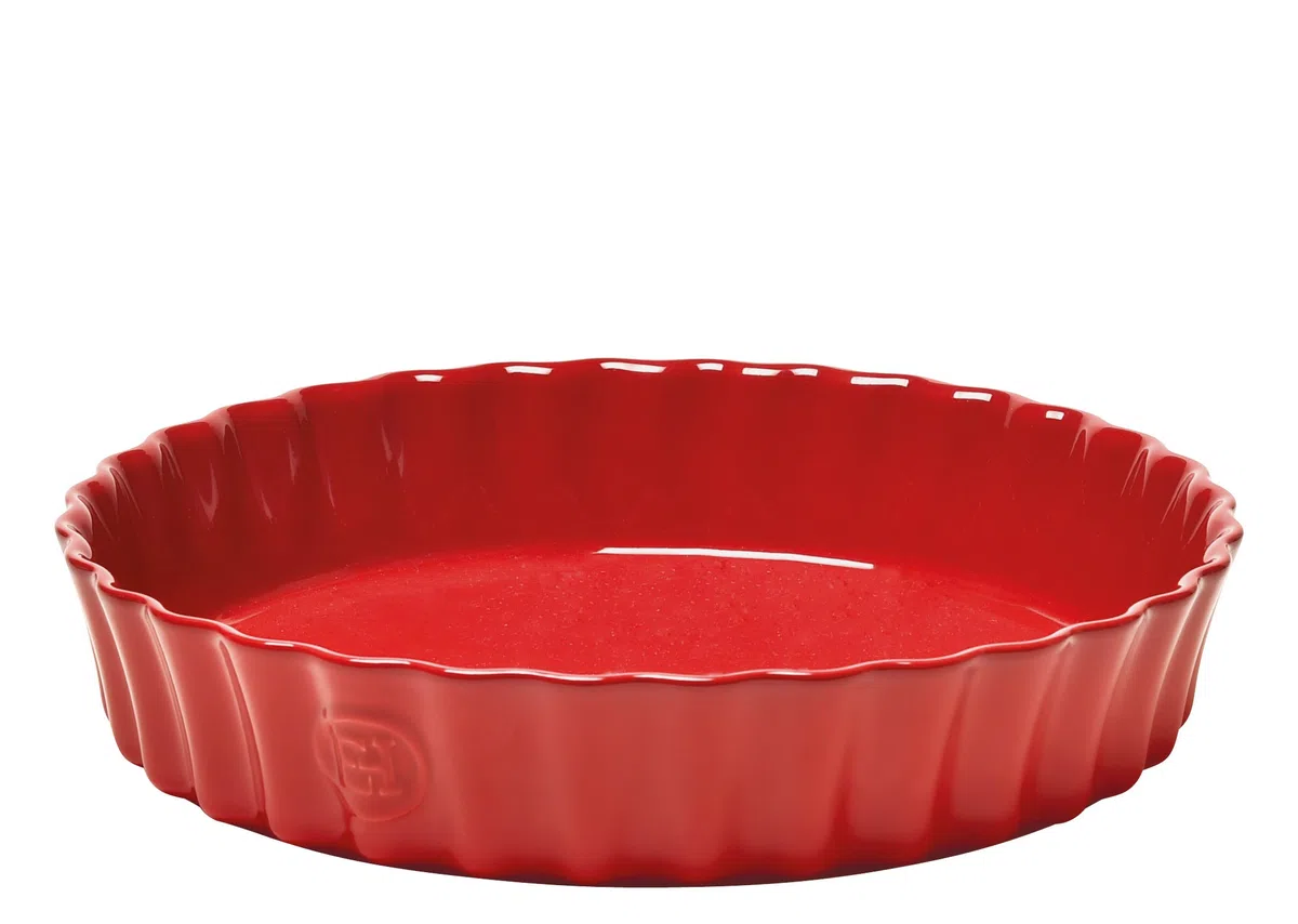Emile Henry, EH796024, tortiera Alta in Ceramica, Ceramica, Grand Cru, 24 cm