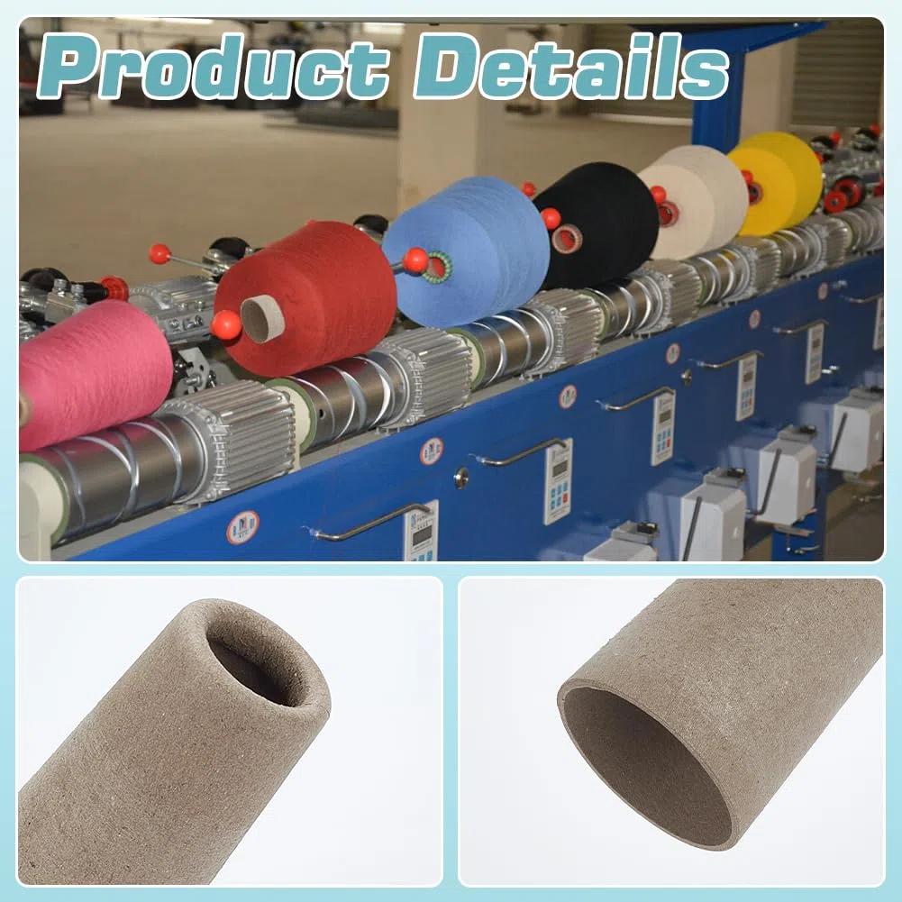 PH PandaHall 10 pz Tubo di Avvolgimento In Lana Tubo di Avvolgimento In Palla di Filato Tubo di Avvolgimento In Filato Tubo di Stoccaggio In Tessuto Tubo Fai Da Te per Cucire, 17.6x5cm