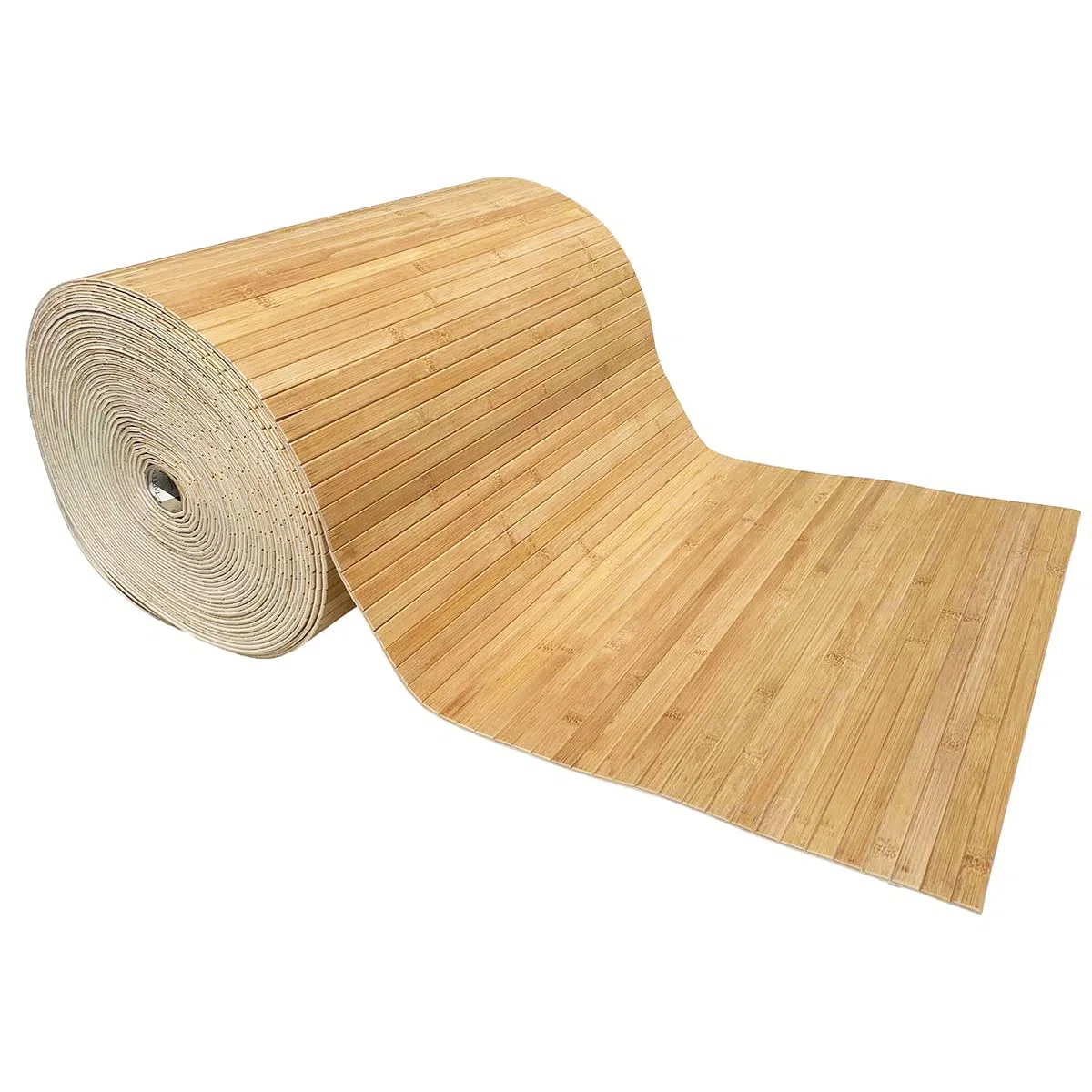 SaRani Tappeto Guida Passatoia Corsia Cucina Bambù Retro Antiscivolo Gomma (Beige, 150x50 cm)