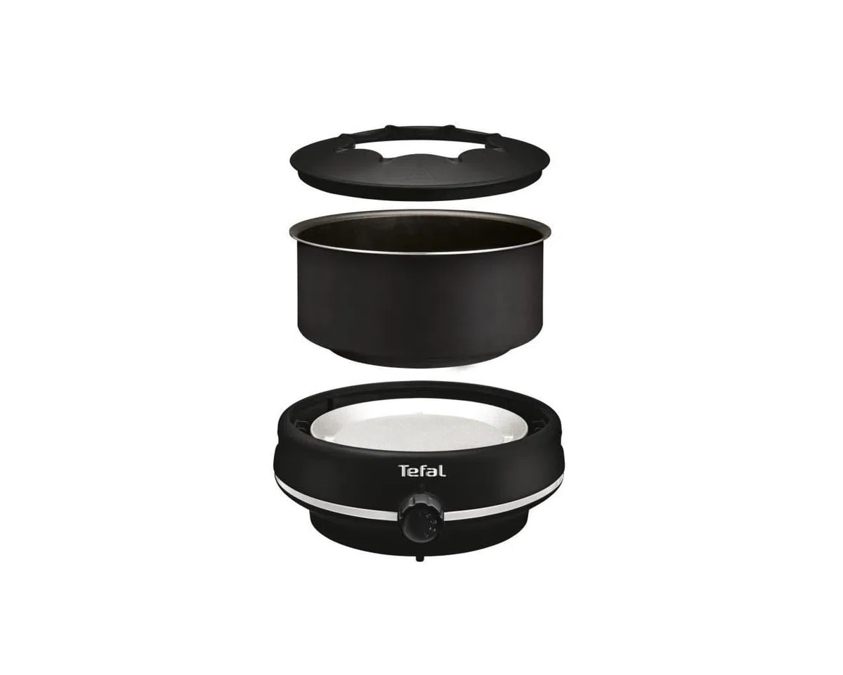 Macchina per fonduta TEFAL, 6 persone, Rivestimento antiaderente, Facile da pulire, Prodotto in Francia, Easy Fondue EF261800