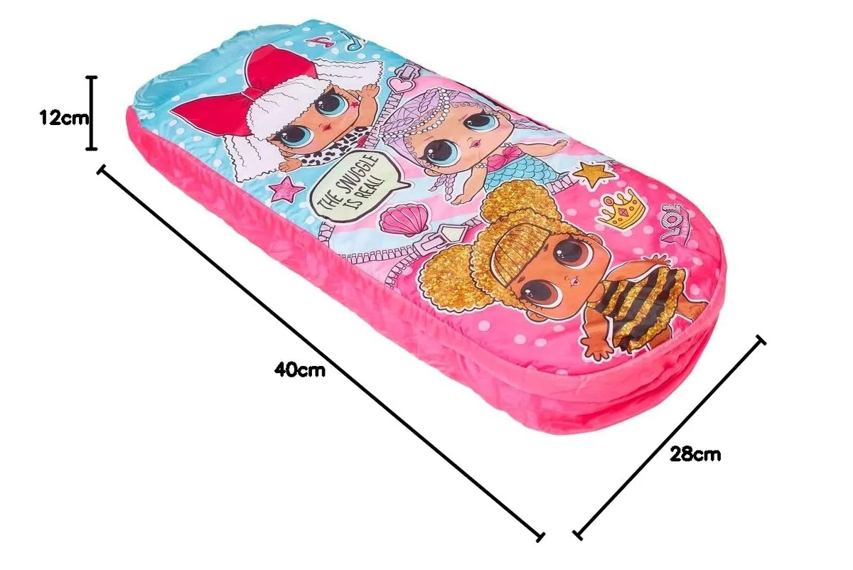 Giochi Preziosi - Lol Ready Bed Gonfiabile, Sacco a Pelo con Materassino Gonfiabile