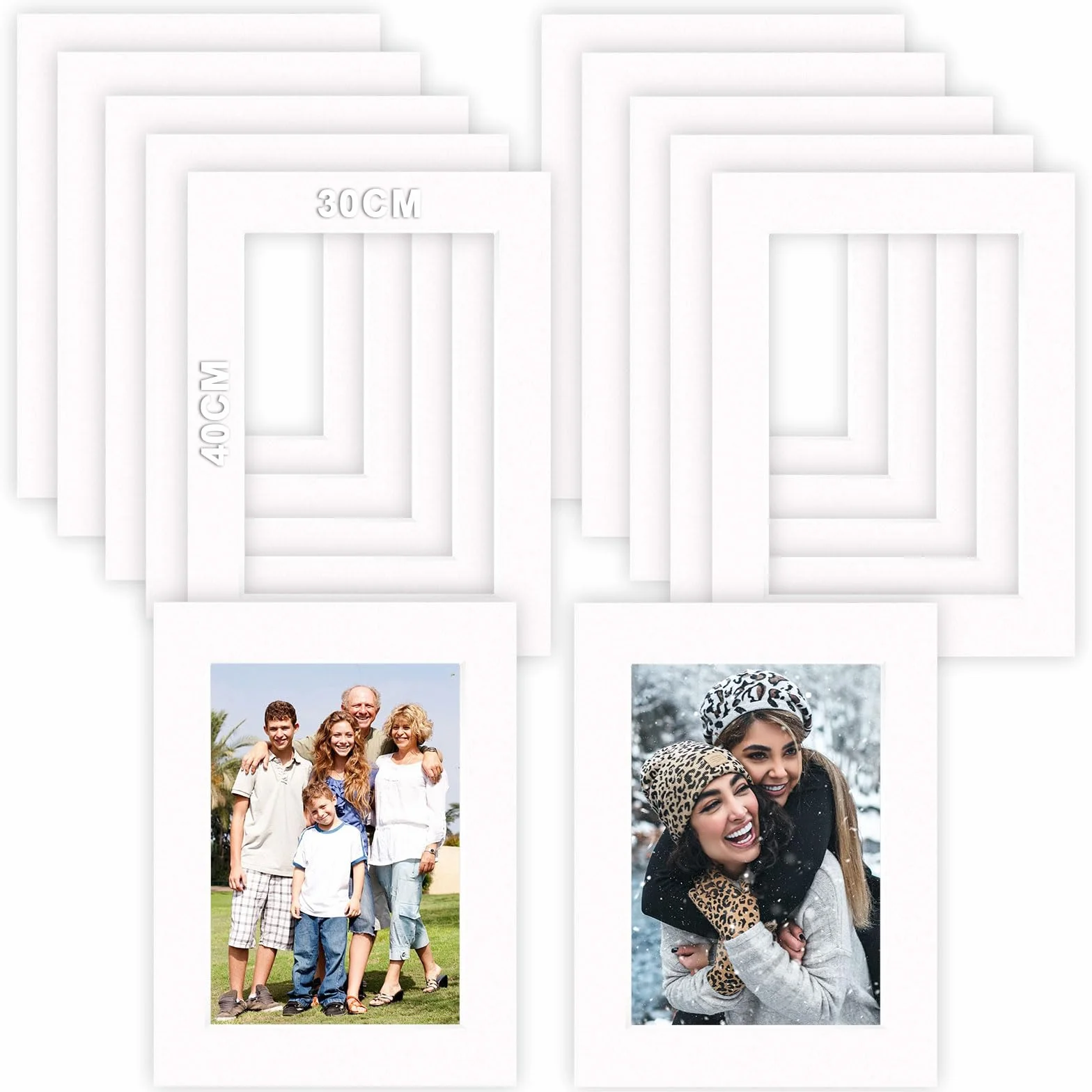 12 pezzi passepartout 30 x 40 cm Dimensioni esterne 19 x 29 cm Passpartout 1,5 mm Passepartout Acquistare Passepartout Cartone Bianco per Immagini Foto Stampa artistica