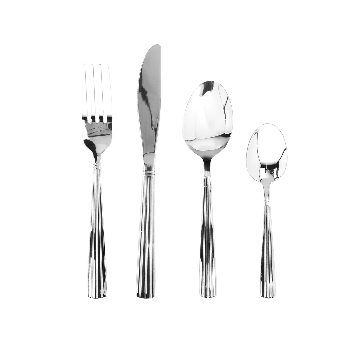 Tognana Atena, servizo 24 posate, acciaio inox, grigio