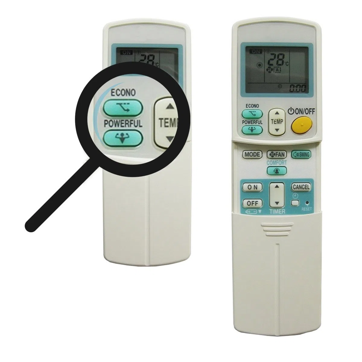 Daikin - Telecomando di ricambio per condizionatori Daikin ARC 433A87, ARC 433A22, ARC 433A88, compatibile con le serie ARC433A e ARC433B