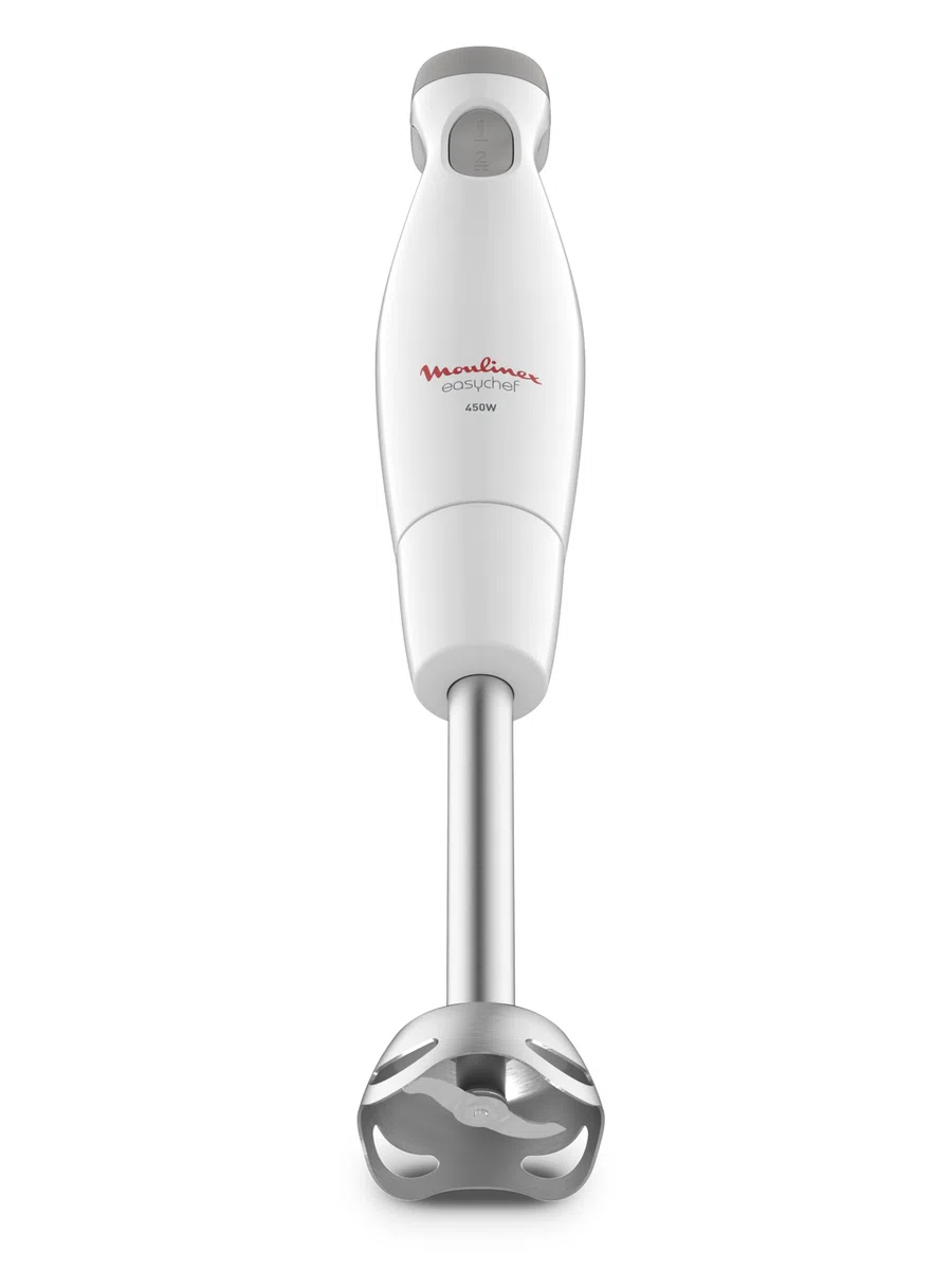 Moulinex Easy Chef, Frullatore a Immersione, 450 W per risultati rapidi, impugnatura ergonomica, design robusto, nero, DD4511