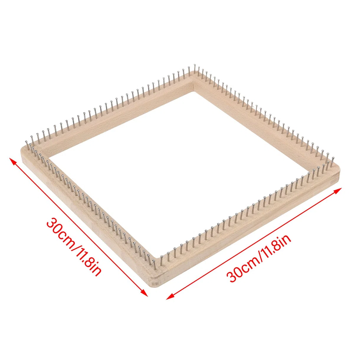 Telaio in legno per sciarpa con chiodi non staccabili, tavola fai da te per realizzare cuscini, cappelli, fasce per capelli, scialli