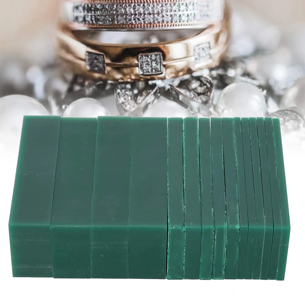 FERRIS 15 Pezzi di Cera per Intaglio per la Creazione di Gioielli, Strumento per Incisione, Cera per Modellare Gioielli a Fette, per la Lavorazione e la Scultura di Accessori