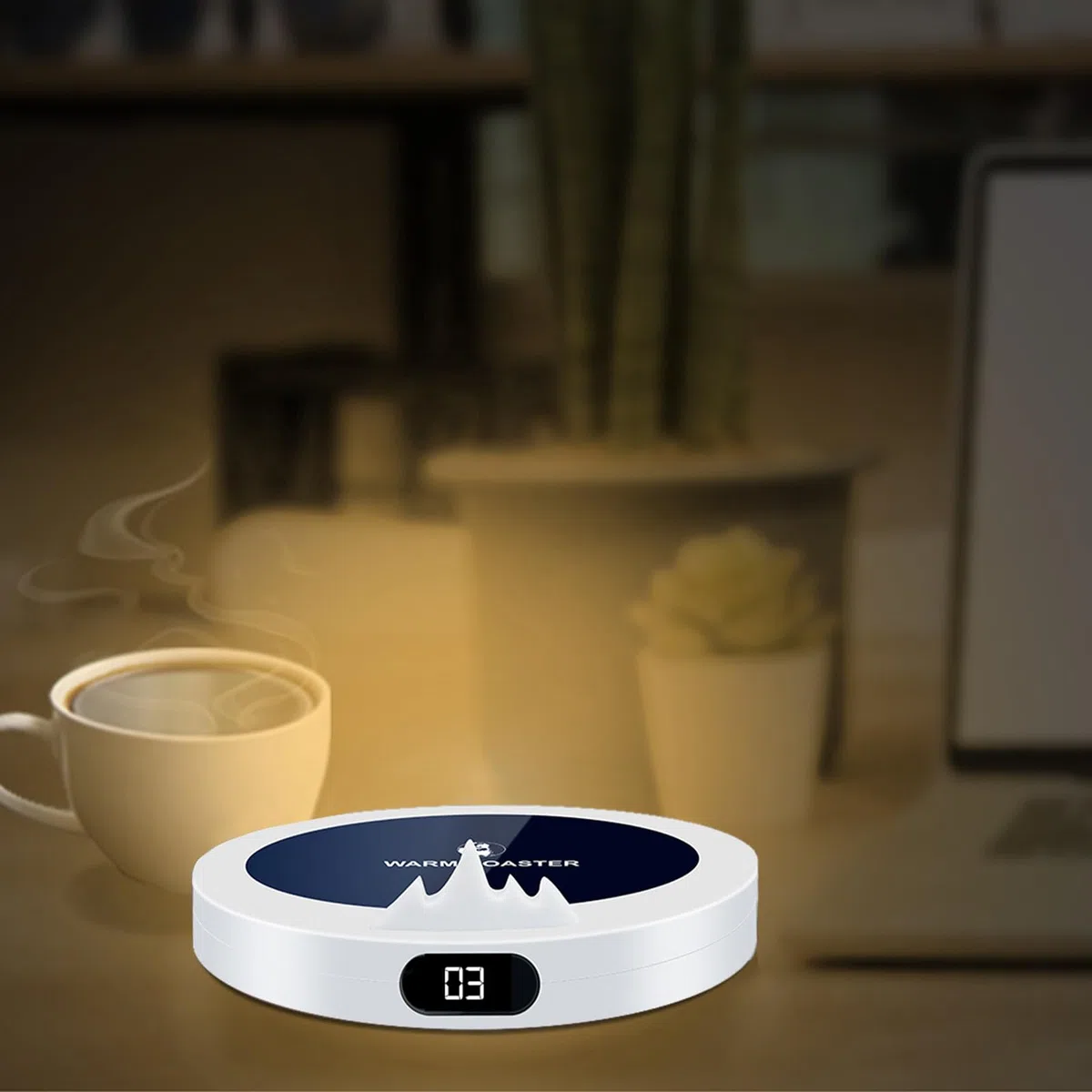 Scaldabagni - Riscaldatore per tè con 3 impostazioni di temperatura, collegamento diretto con spegnimento automatico per tazza, casa, ufficio, viaggi e pausa pranzo