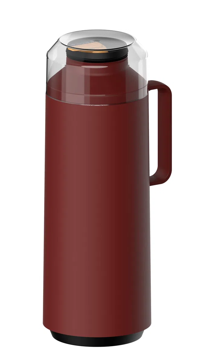 Tramontina EXATA - Caraffa termica con tazza, 1000 ml, colore: Rosso