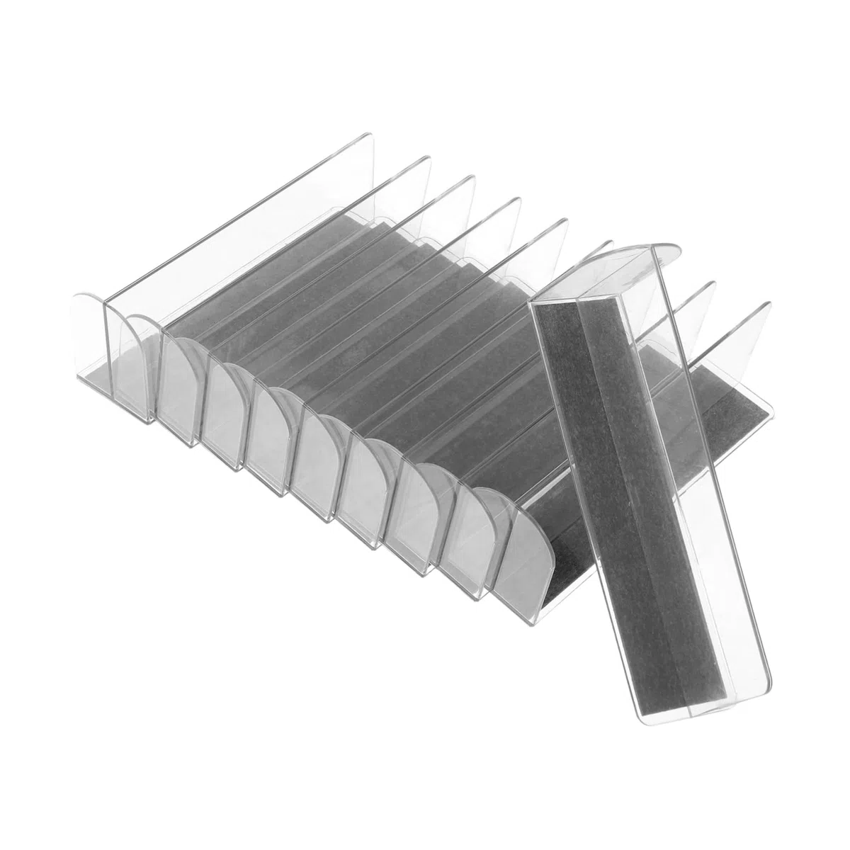 10 Pezzi Divisori Trasparenti per Scaffali Magnetici per Organizzazione Armadi e Scaffali Stabilità per Tua Casa