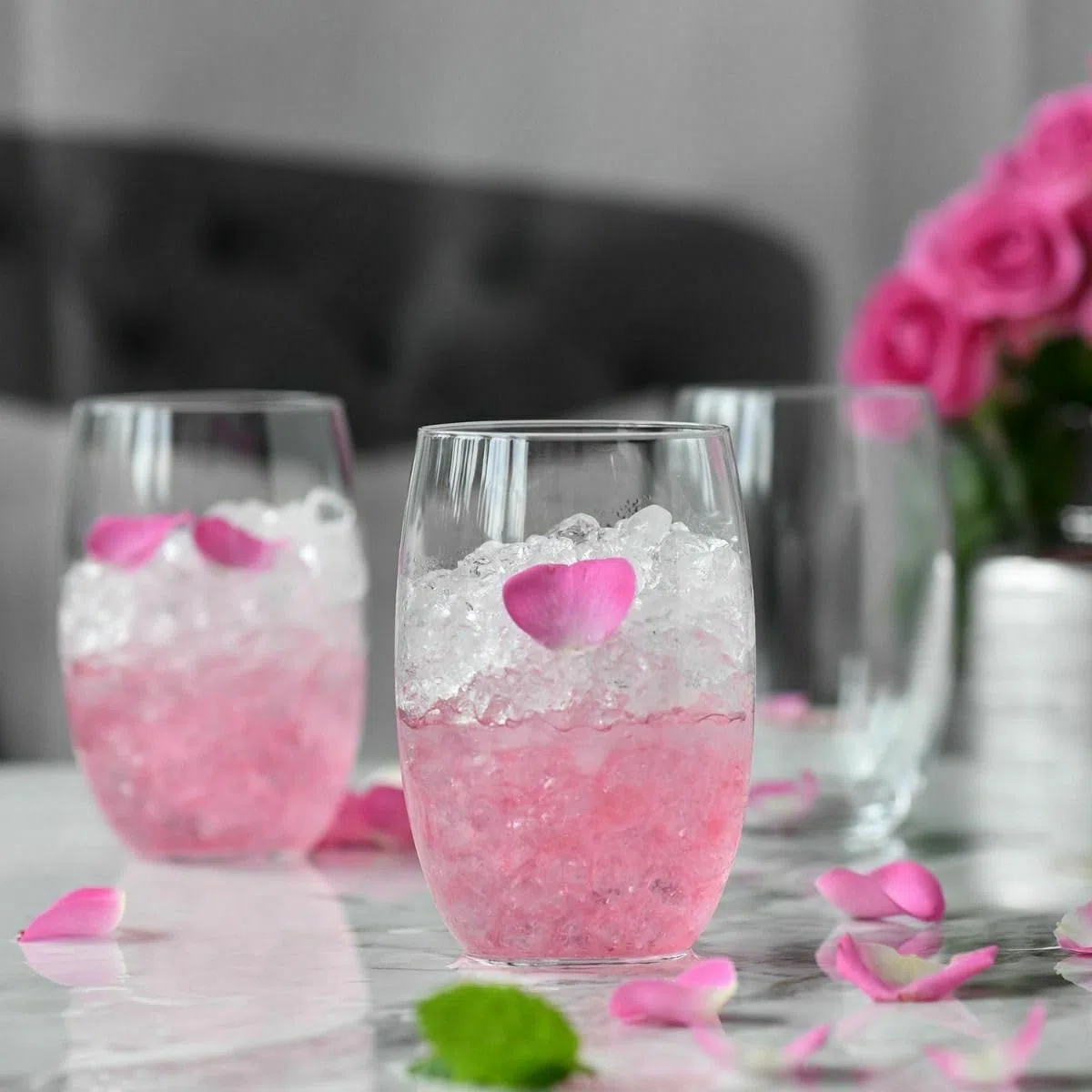 Krosno – Bicchieri da Acqua, Succhi e Cocktail 370 ml – Set da 6 Pezzi – Cristallo Senza Piombo – Collezione Blended – Pareti Sottili, Design Moderno – Ideali per l’Uso Quotidiano