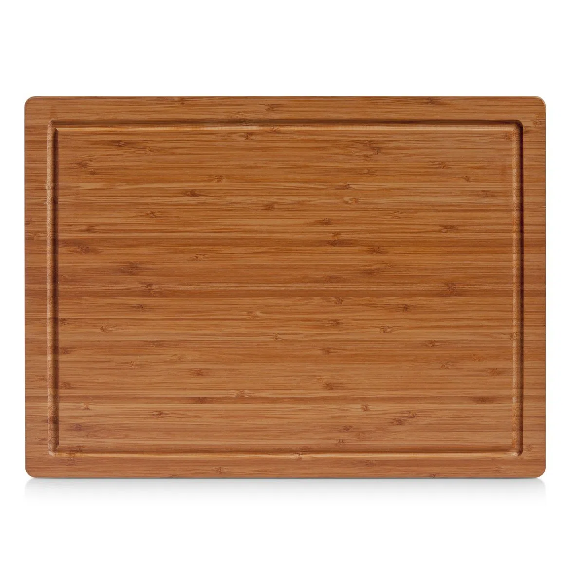 Zeller 25220 Tagliere, Bambú, Beige, 45x33x1.6 cm