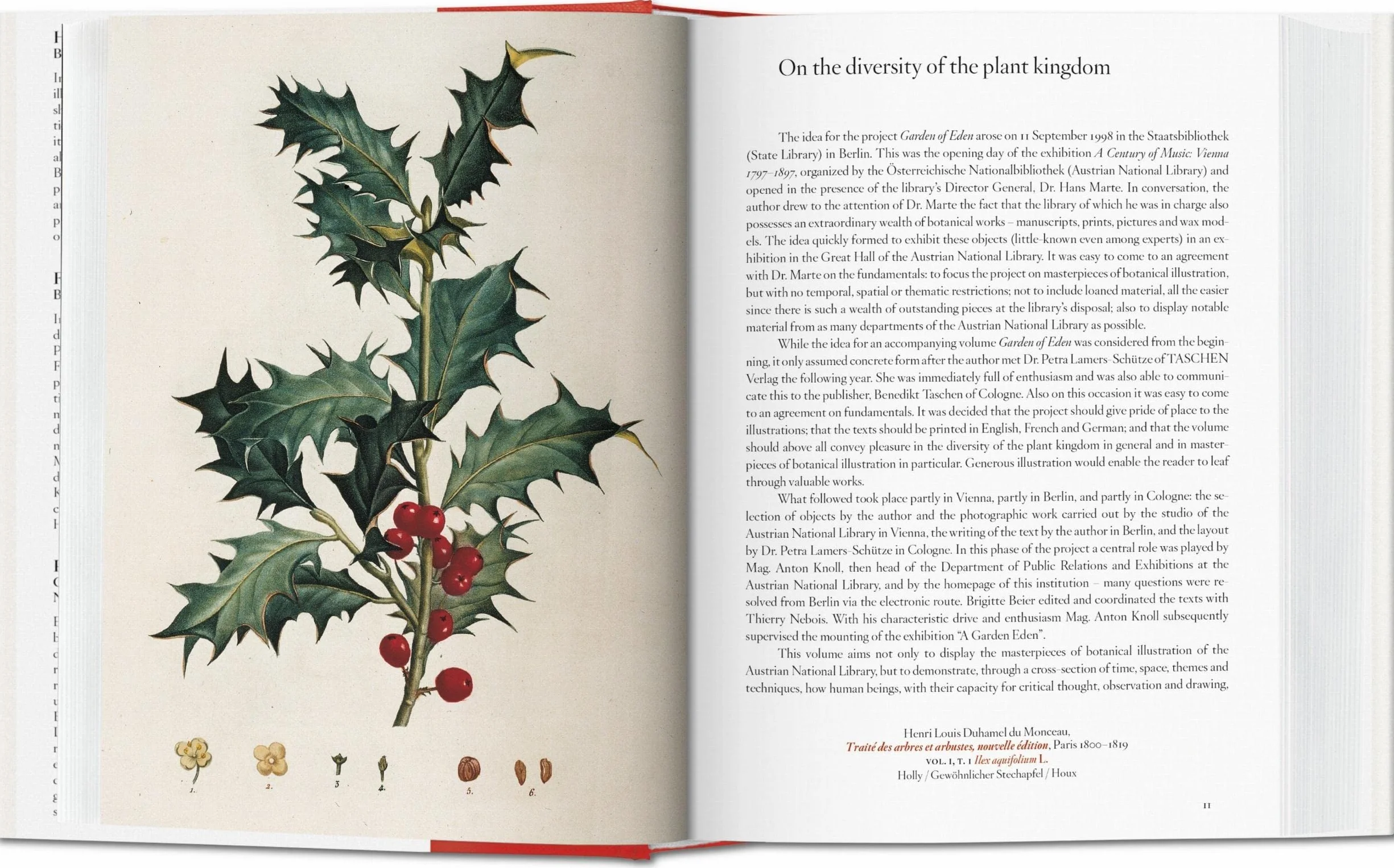 A Garden Eden / Ein Garten Eden / Un Jardin d'Eden: Masterpieces of Botanical Illustration / Meisterwerke der Botanischen Illustration / Chefs-D'Oeuvre de L'illustration Botanique