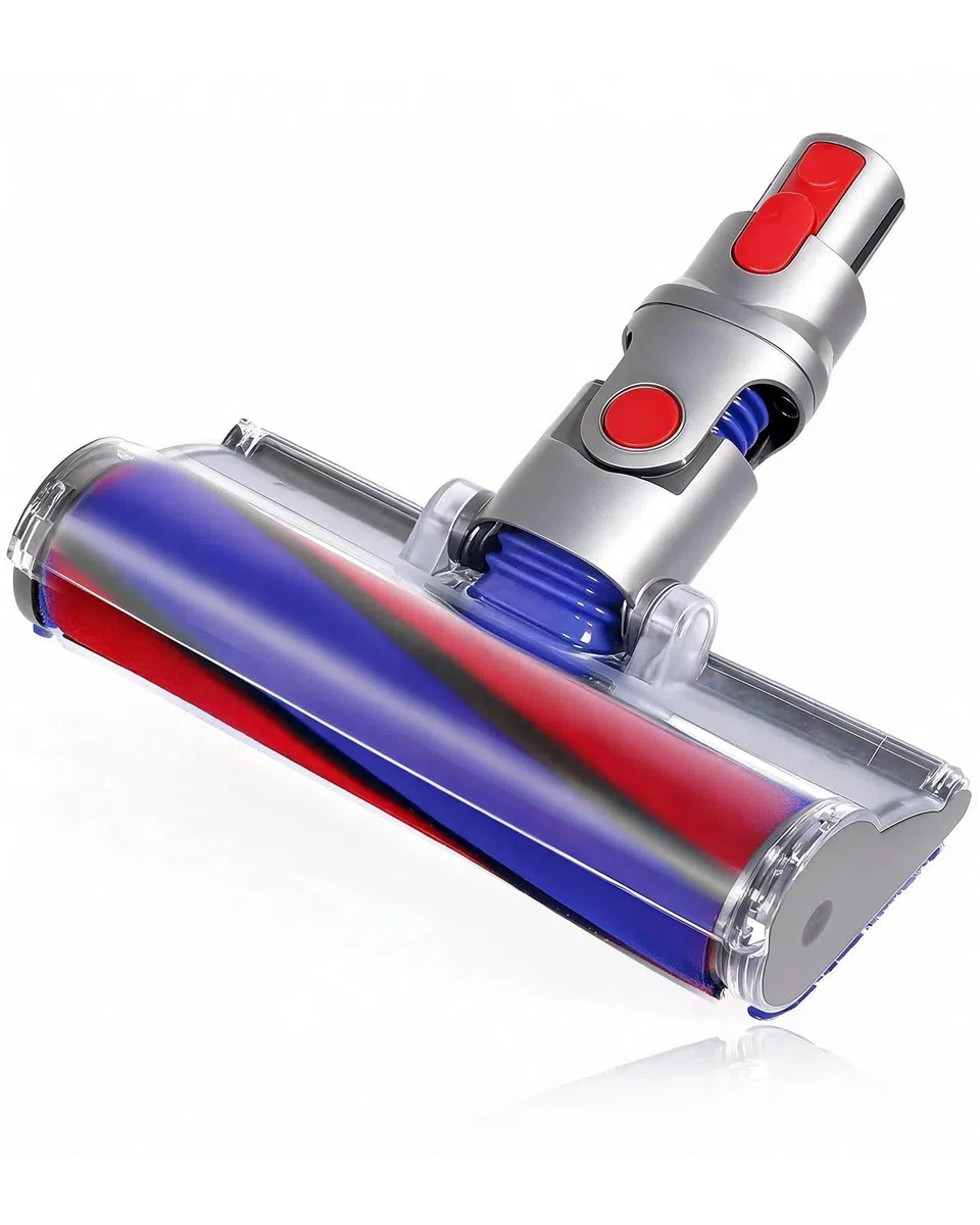 Bocchetta per Dyson V8 V15 V10 V7 SV10 SV12 SV14, Spazzola per Dyson aspirapolvere,adatta a pavimenti duri,La soft roller cleaner head assy è sostituisce le parti NO.966489-12 e 966489-11