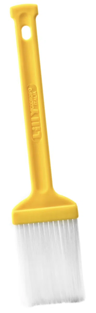 Pennello da pasticceria cm. 6 giallo in plastica