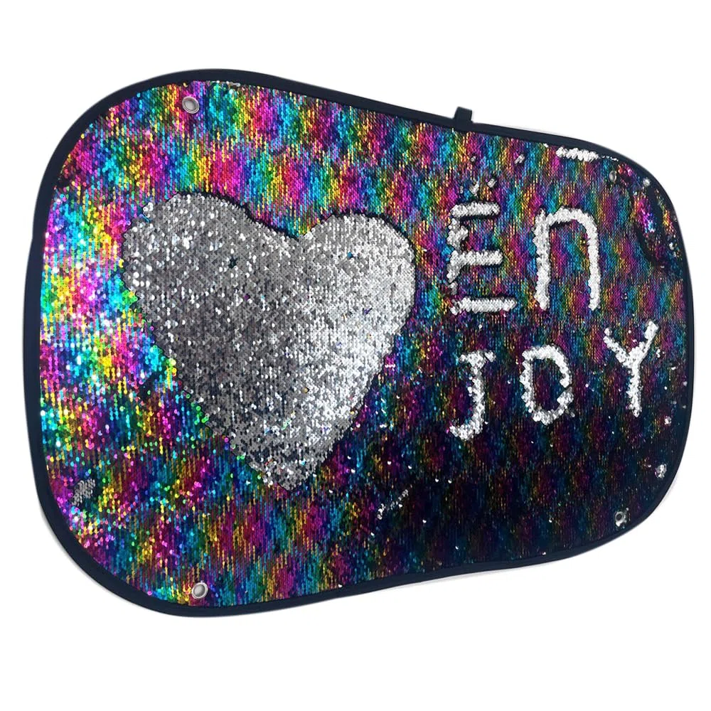 Paillettes reversibili fai da te decorazione da parete sensoriale divertente giocattolo scoperta apprendimento con custodia da viaggio per bambini 40 x 27 pollici (non incluso 6 stencil)