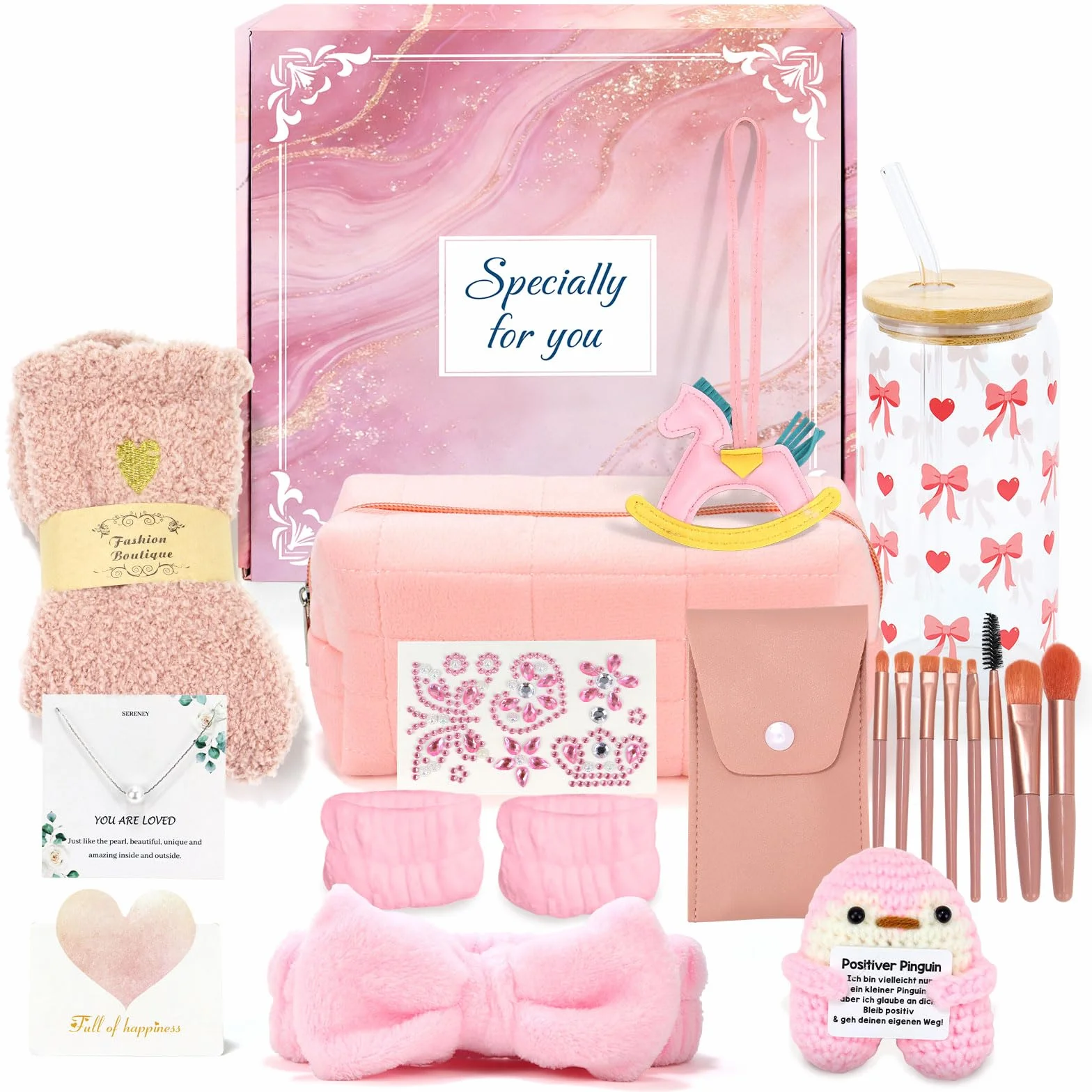 Regalo per Ragazze di 9, 10, 11, 12, 13, 14, 15 Anni, Regalo Compleanno o San Valentino, Idea Regalo per Migliore Amica, Sorella o Collega, Set Regali Donna e Bambina