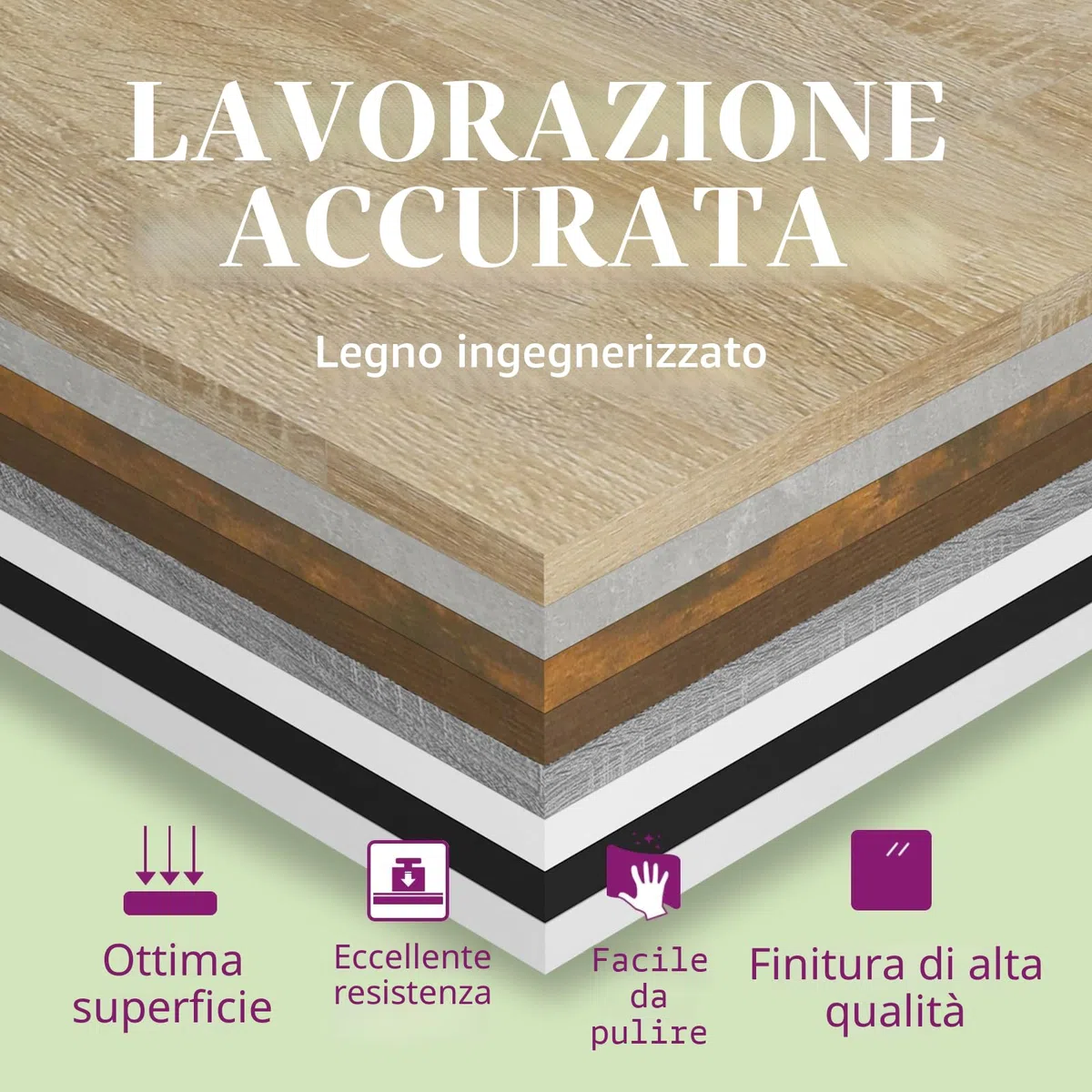 vidaXL Tavolo da Pranzo Grigio Cemento 140x74,5x76cm Legno Multistrato