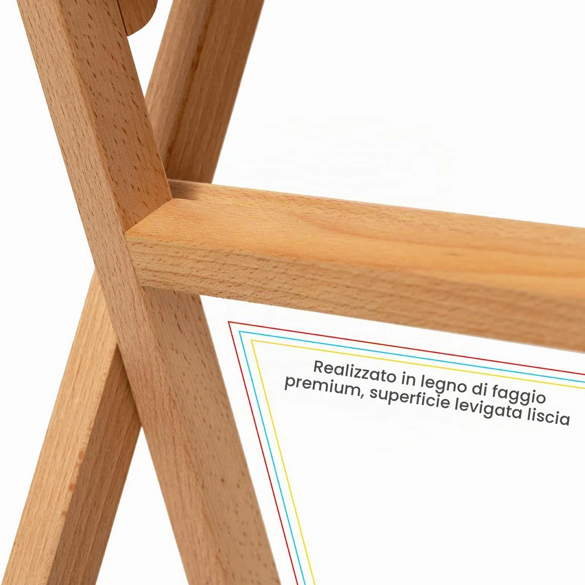 MEEDEN Supporto Pieghevole per Stampa d'Arte – Supporto in Legno di Faggio per Arte, Tele, Stampe, Pannelli, Poster, Mostre d'Arte