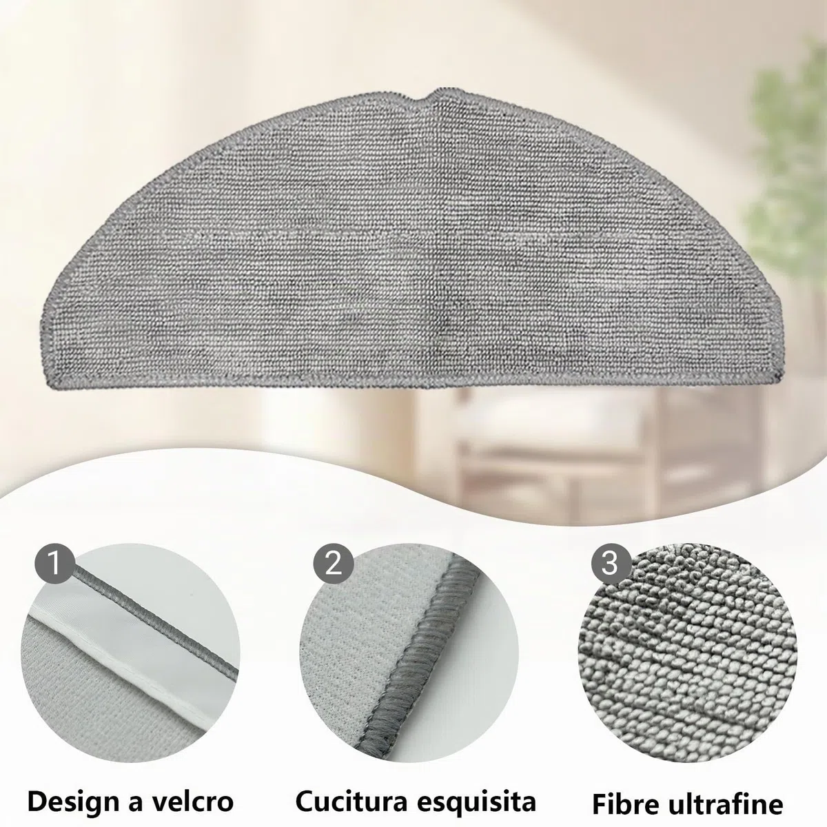 21 Pezzi Accessori per Tapo RV20 Max Plus / RV20 Max / RV30 Max Plus / RV30 Max Aspiratore, 1 Spazzola Principale, 4 Filtri, 4 Asciugamani, 6 Sacchetti di Polvere, 6 Spazzole Laterali