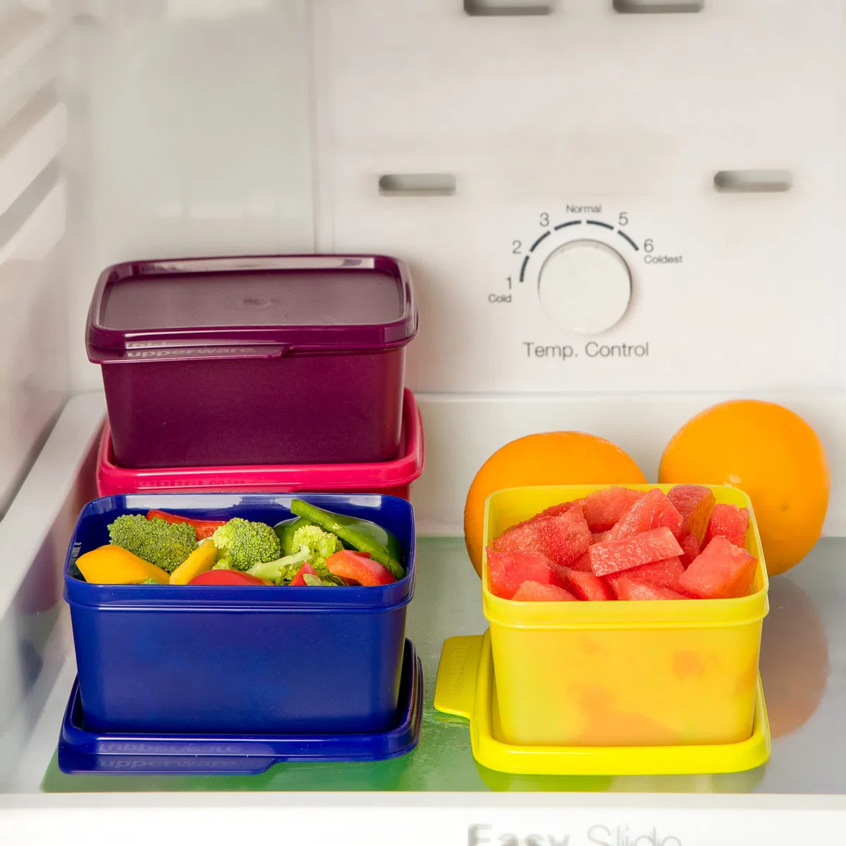 Tupperware Contenitore quadrato per frigorifero Keep Tab 500 ml, 4 pezzi