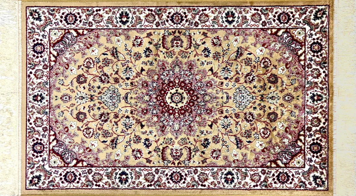 Tappeto da Camera in Viscosa (scendiletto - salotto: classico, orientale) - (Gold, 67x105)